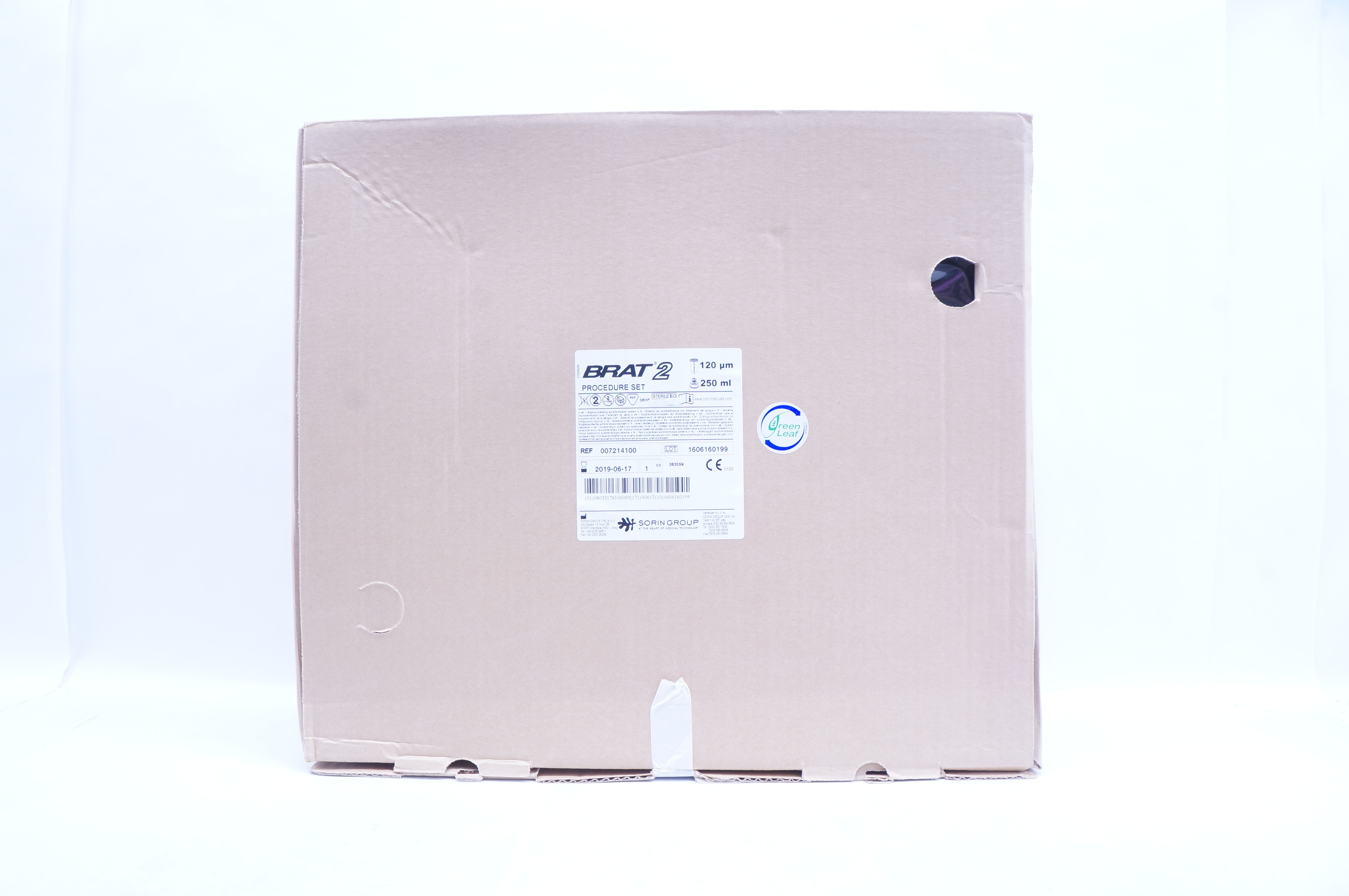 Sorin Group 007214100 BRAT 2 Procedure Set 250ml (x)