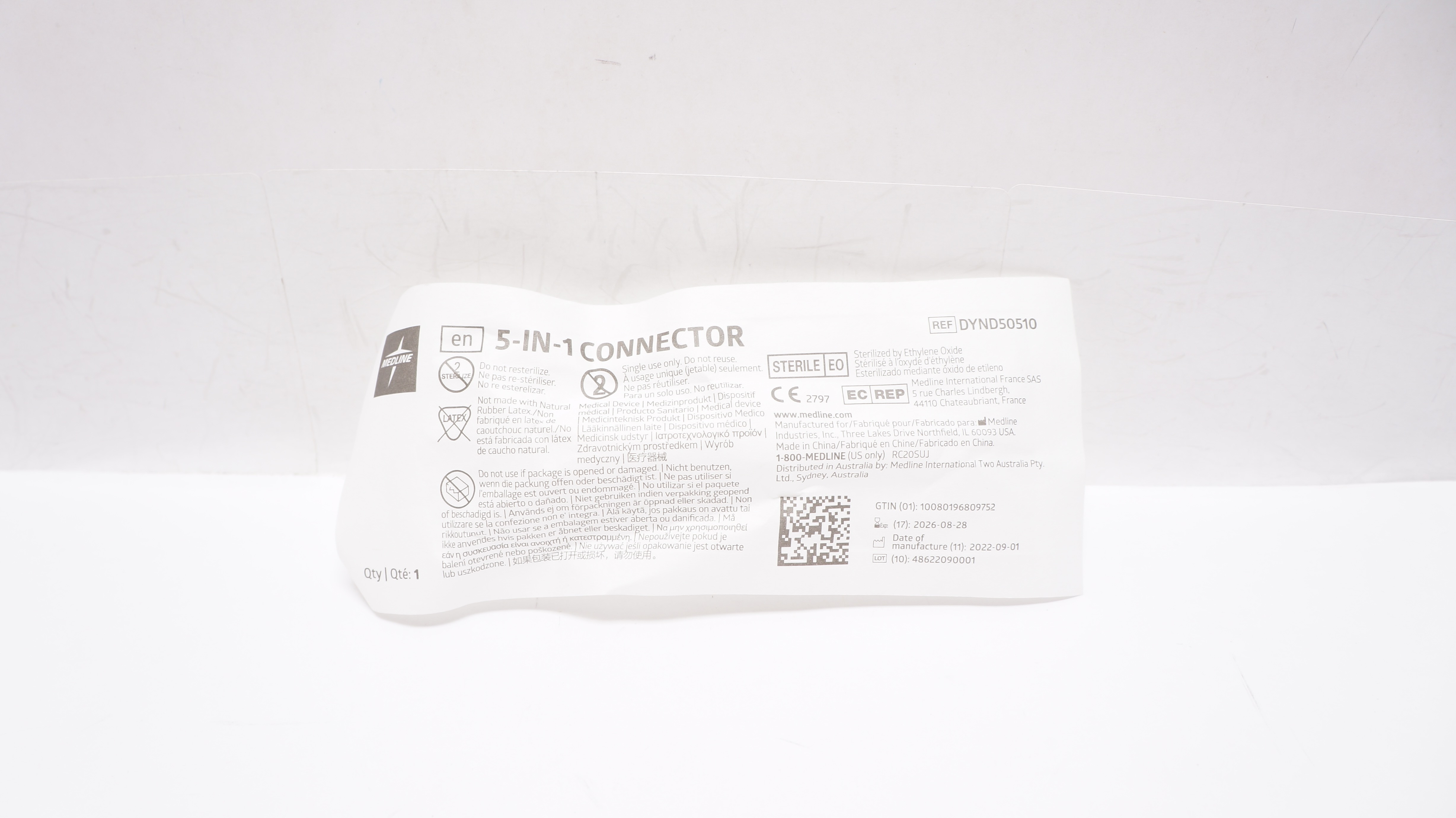 Medline DYND50510 5-in-1 Connector