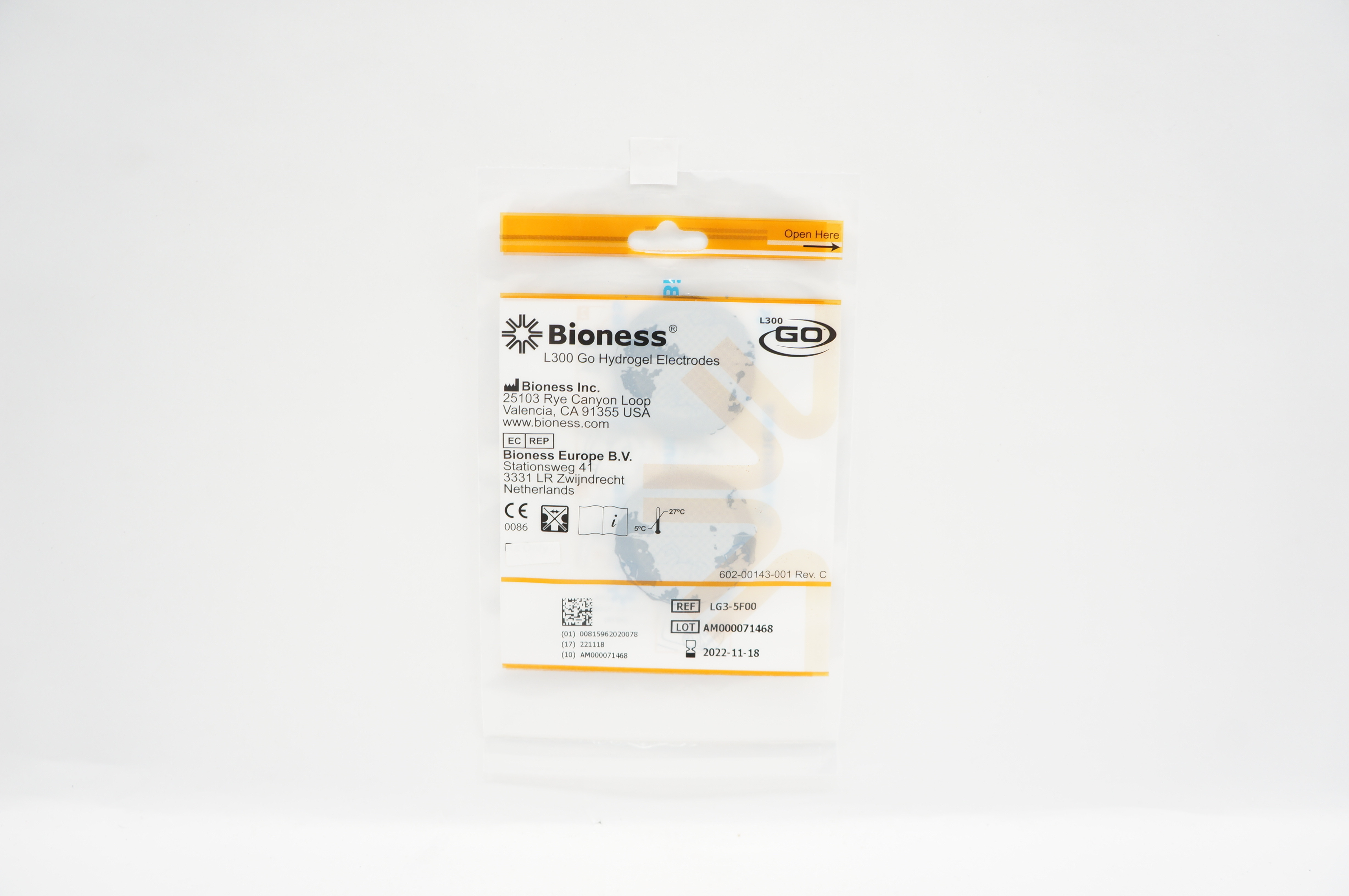 Bioness LG3-5F00 L300 Go Hydrogel Electrodes