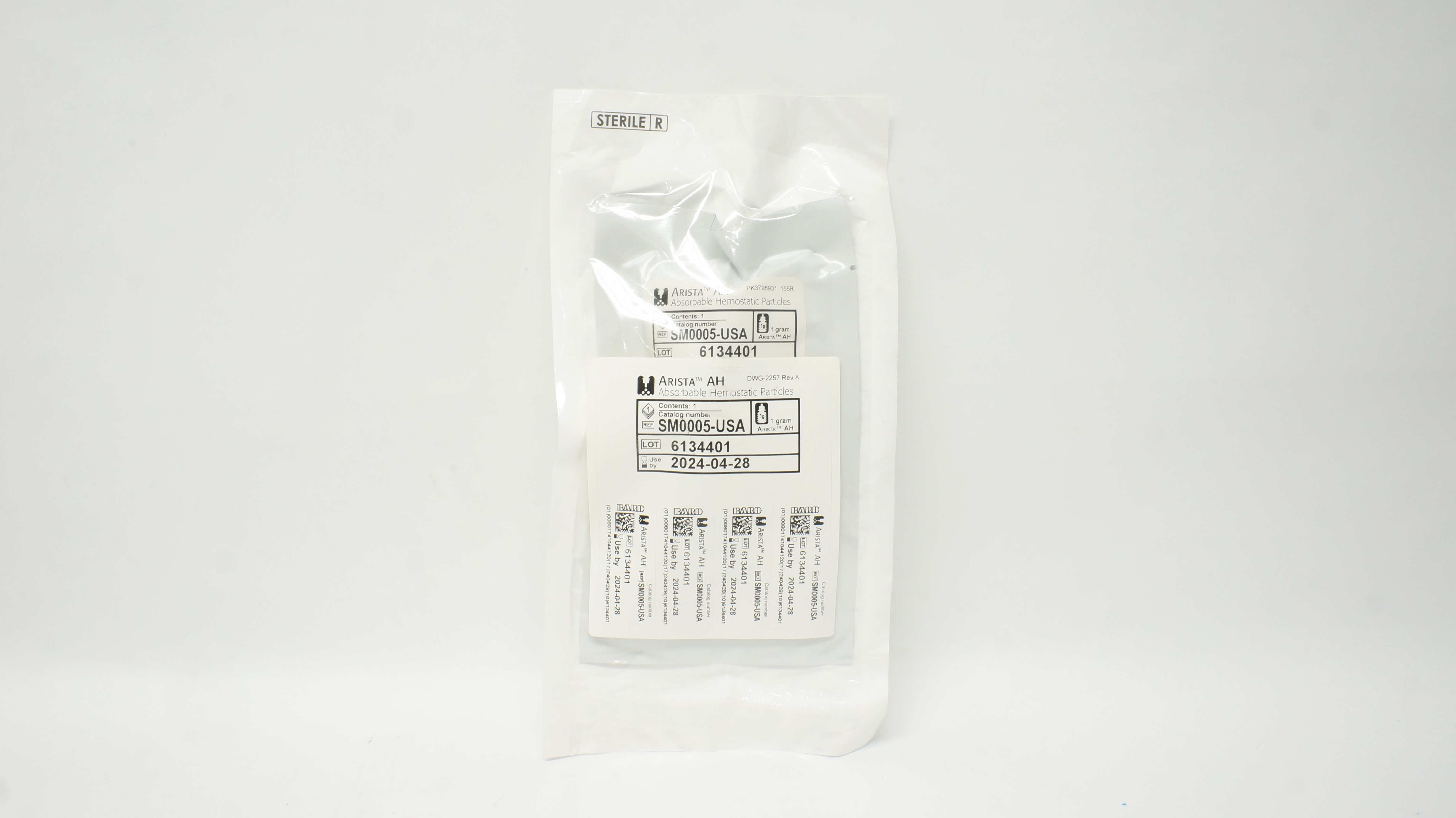 Bard SM0005-USA Arista AH Absorbable Hemostatic Particles