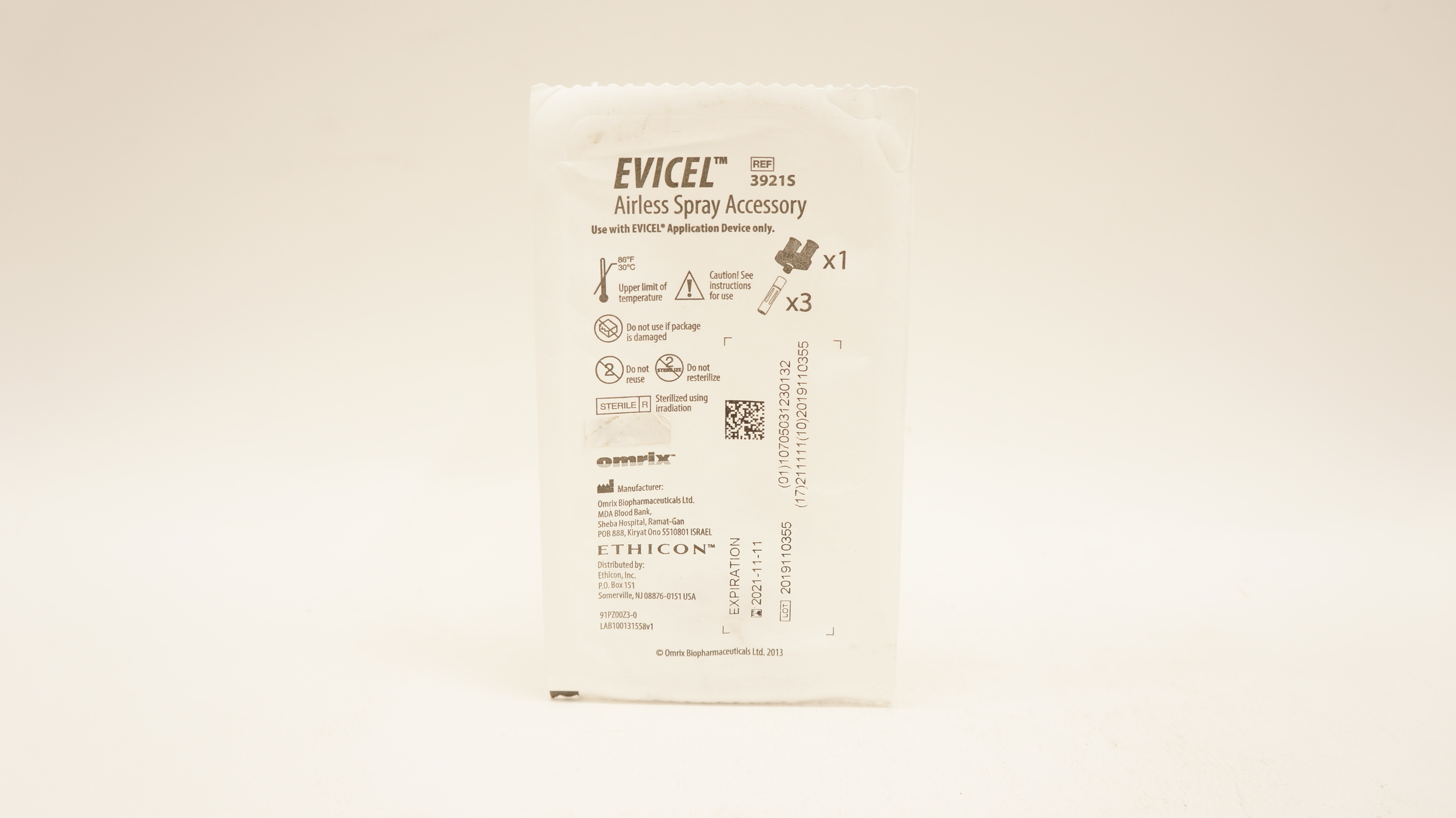 Ethicon 3921S EVICEL Airless Spray Accessory