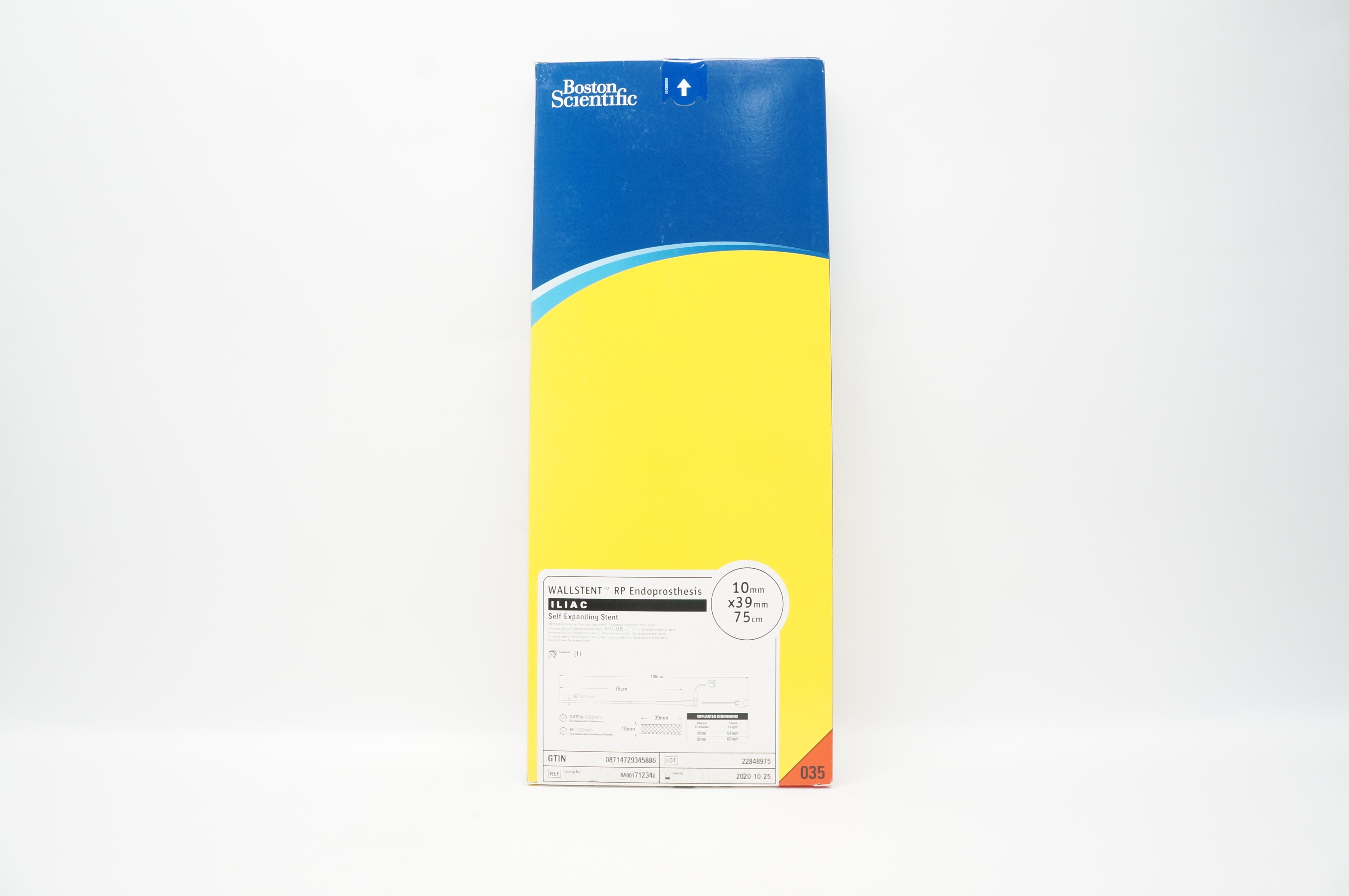 Boston Scientific M001712340 Wallstent Self-Expanding Stnt 10mm x 39mm x 75cm(x)