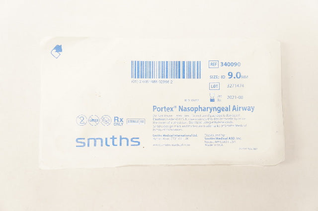 Smiths Medical 340090 Portex Nasopharyngeal Airway I.D. 9.0mm (x)