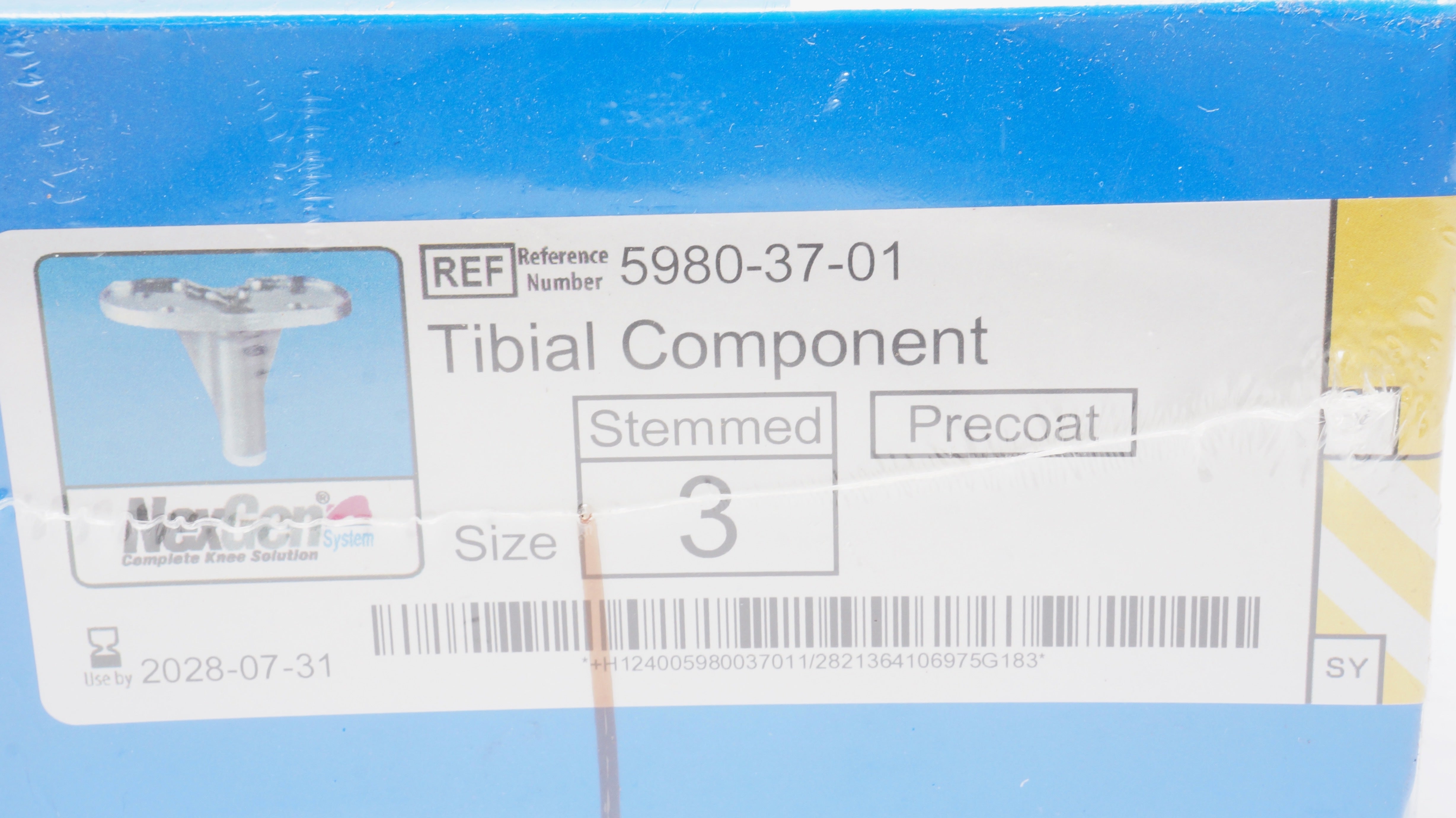 Zimmer 5980-37-01 NexGen Complete Knee Solution,Tibial Component