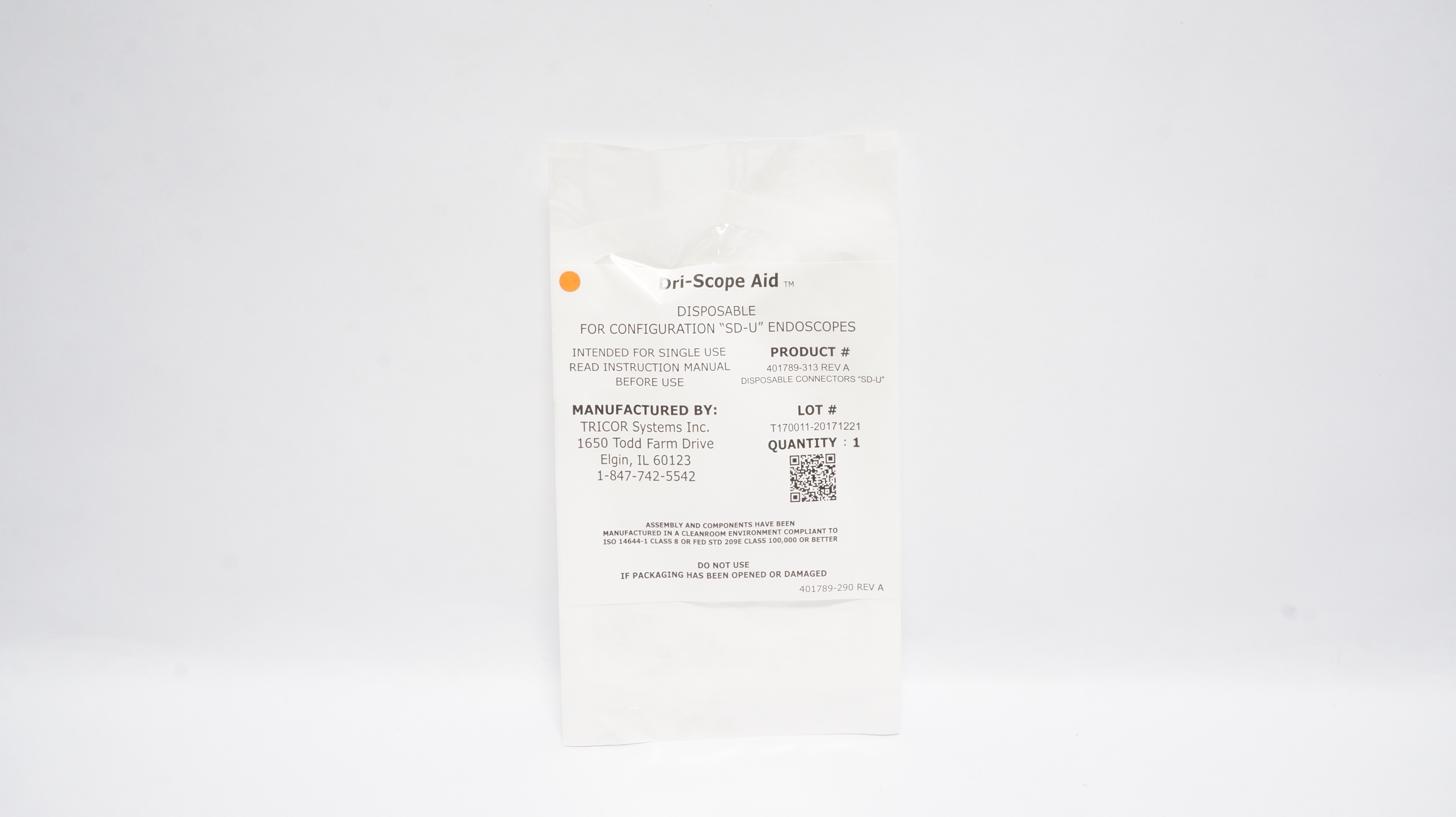 Tricor 401789-313 Dri-Scope Aid Disposable Connectors 
