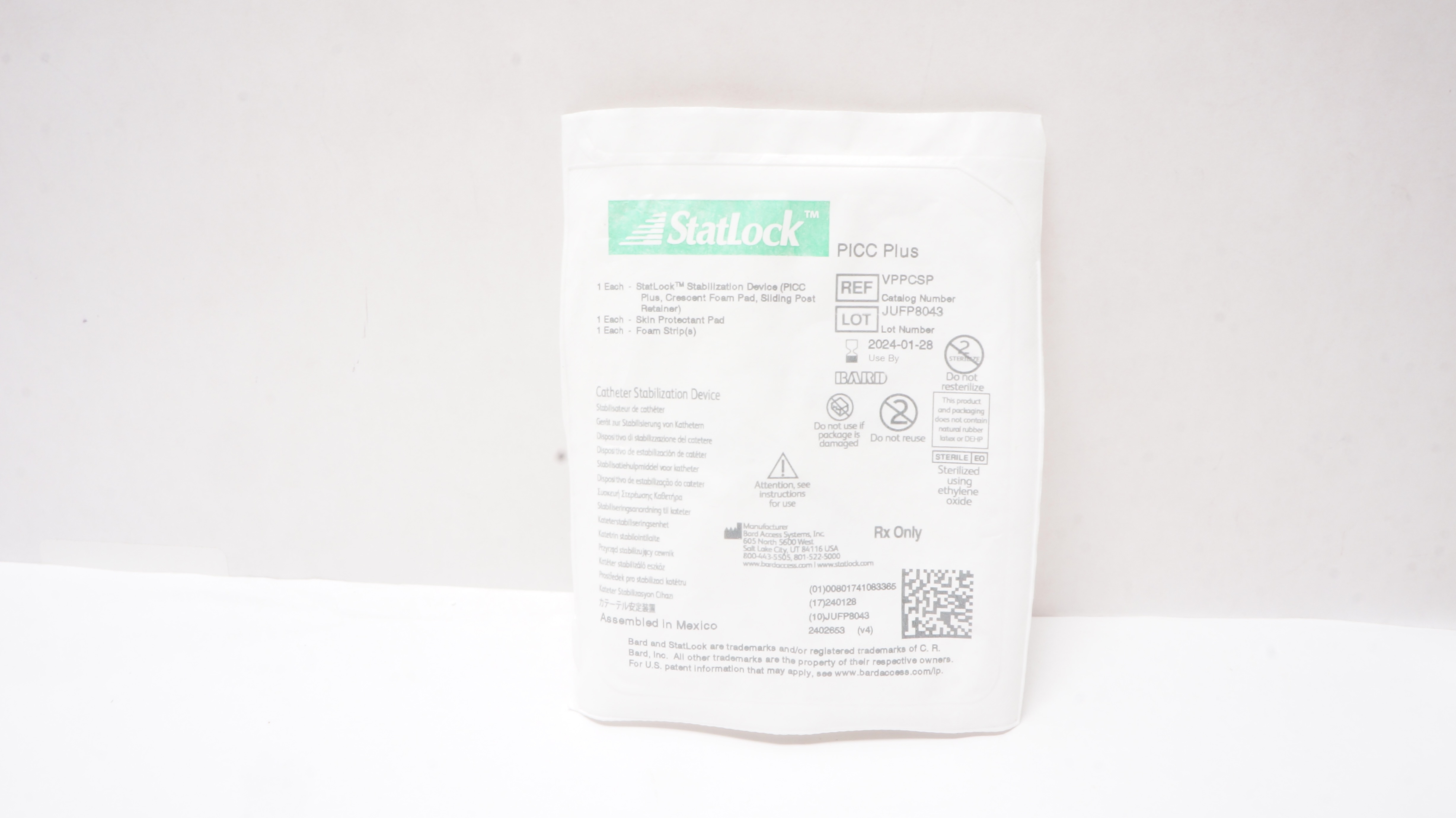 Bard VPPCSP StatLock Cath. Stabilization Device PICC Plus (x)