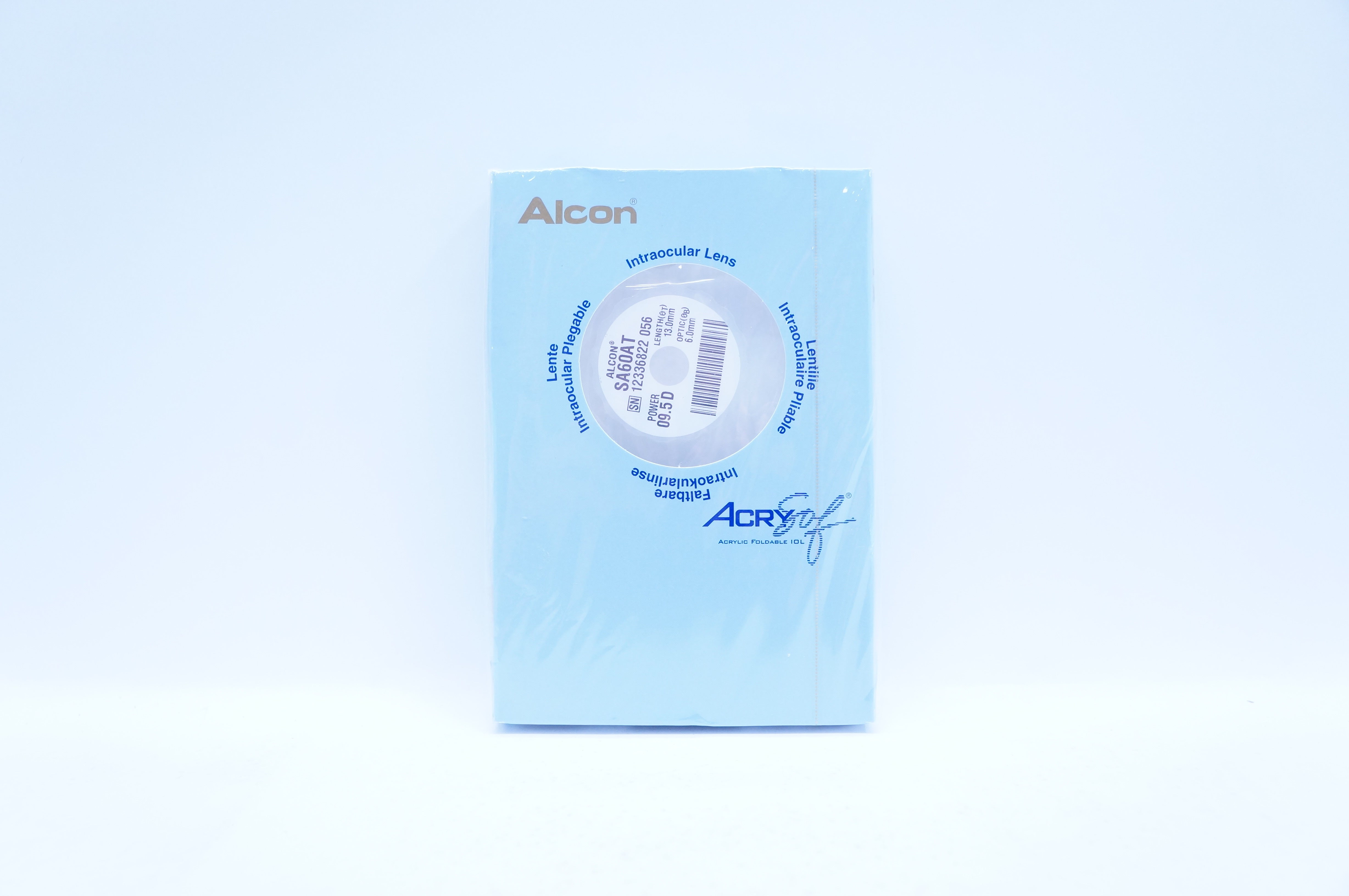 Alcon SA60AT Intraocular Lens 9.5D, Length 13.0mm, Optic 6.0mm (x)