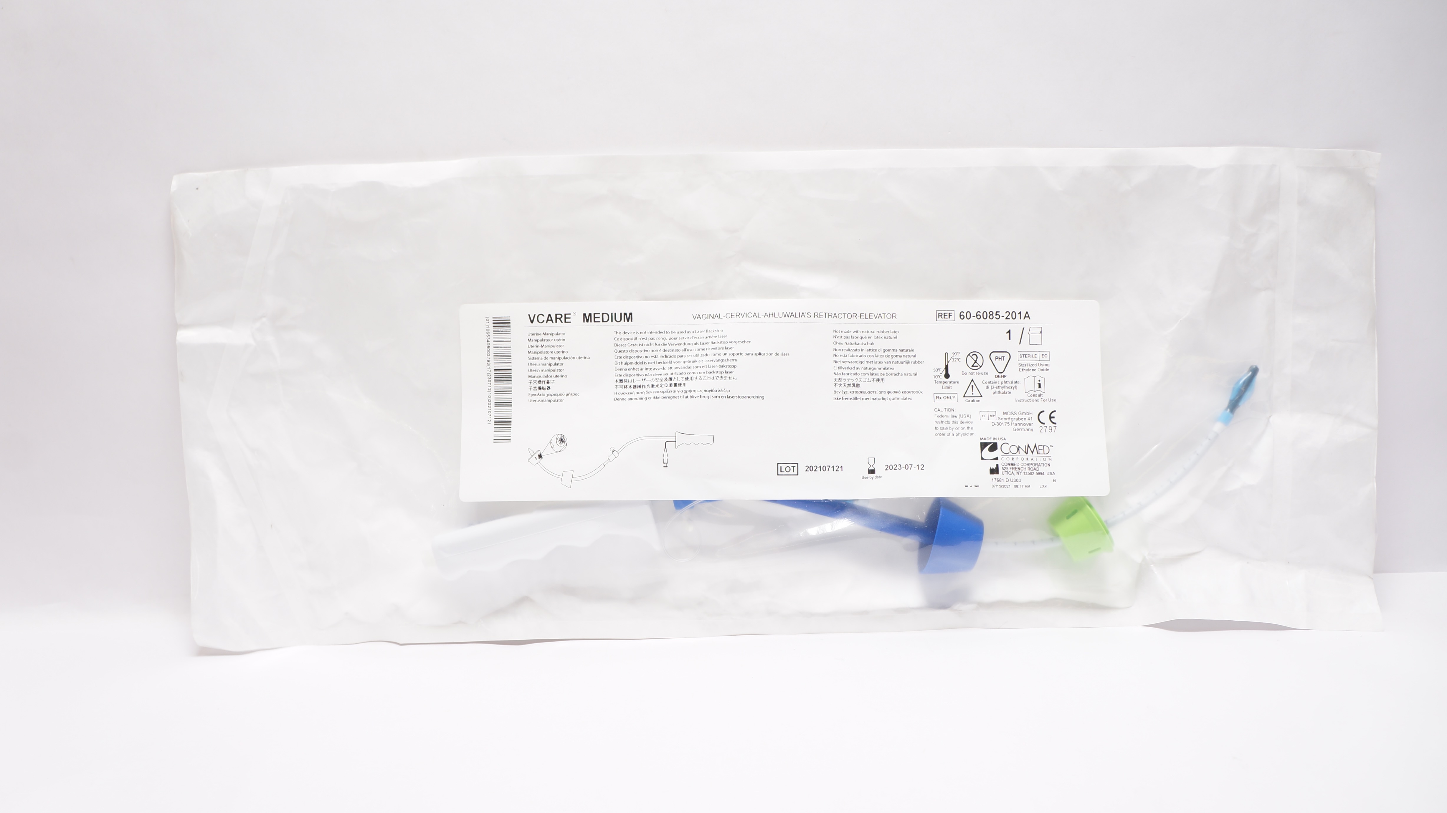 Conmed 60-6085-201A VCARE Medium Uterine Manipulator (x)