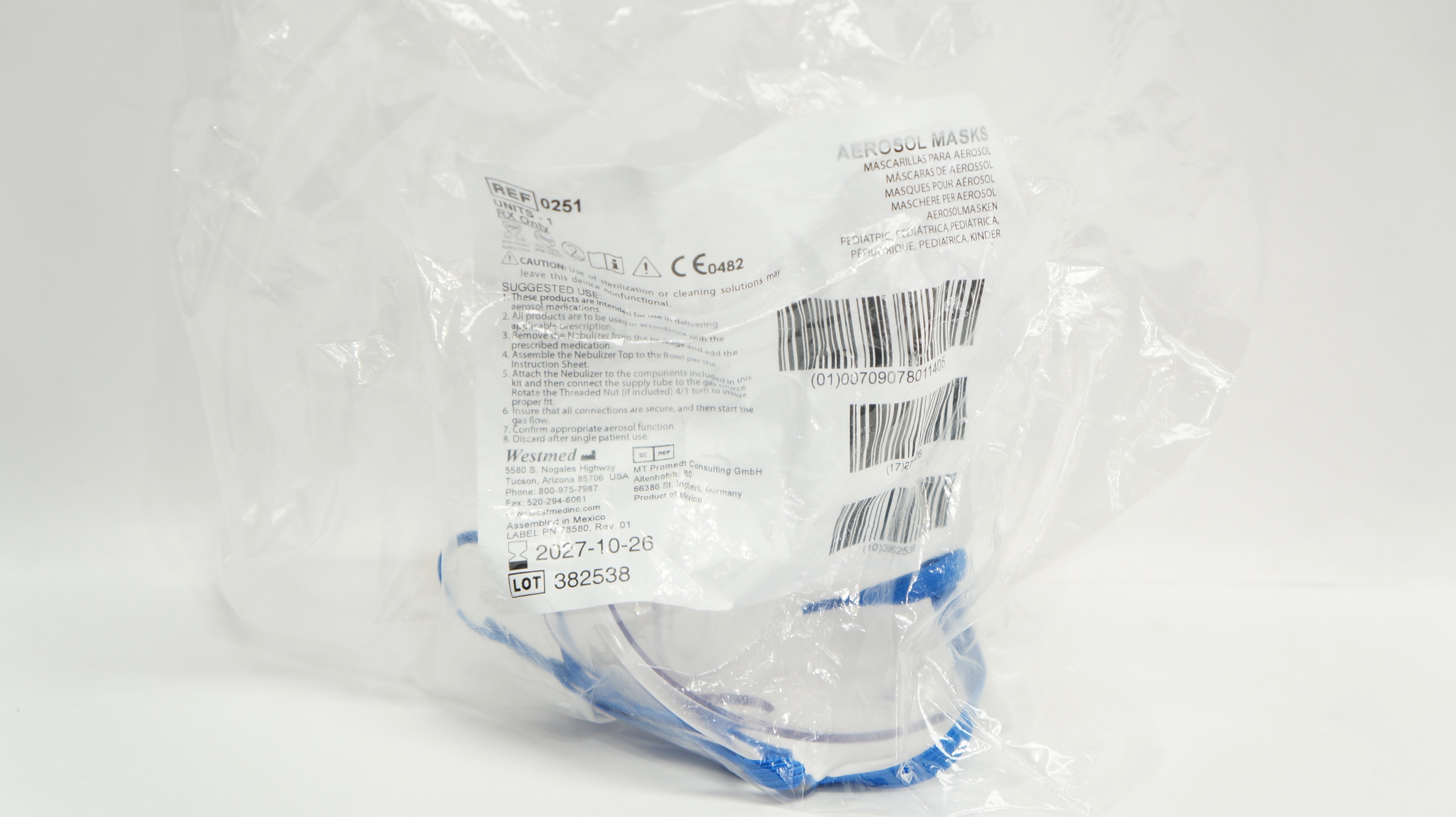 Westmed 0251 Aerosol Masks Pediatric
