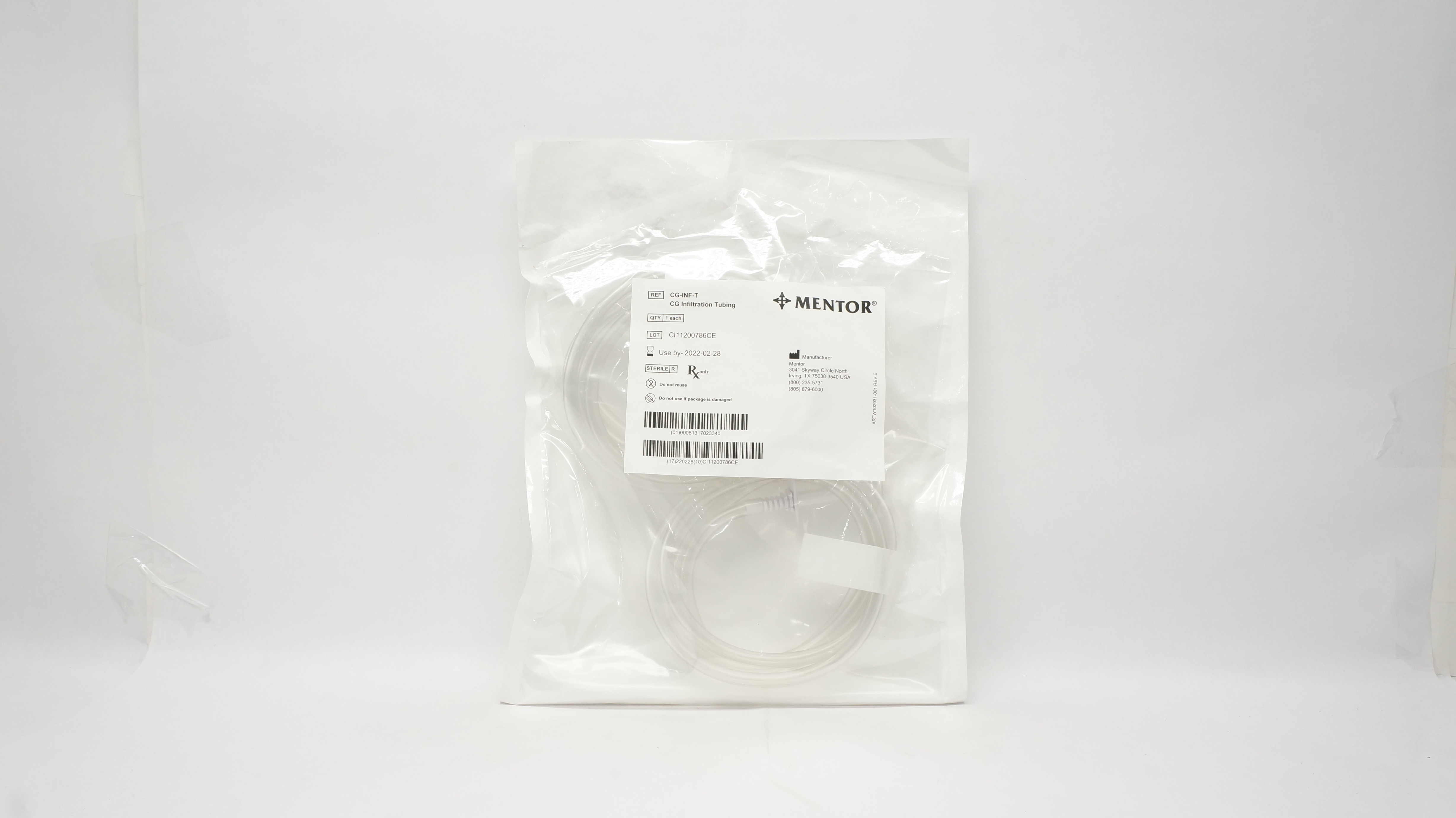 Mentor CG-INF-T CG Infiltration Tubing (x)