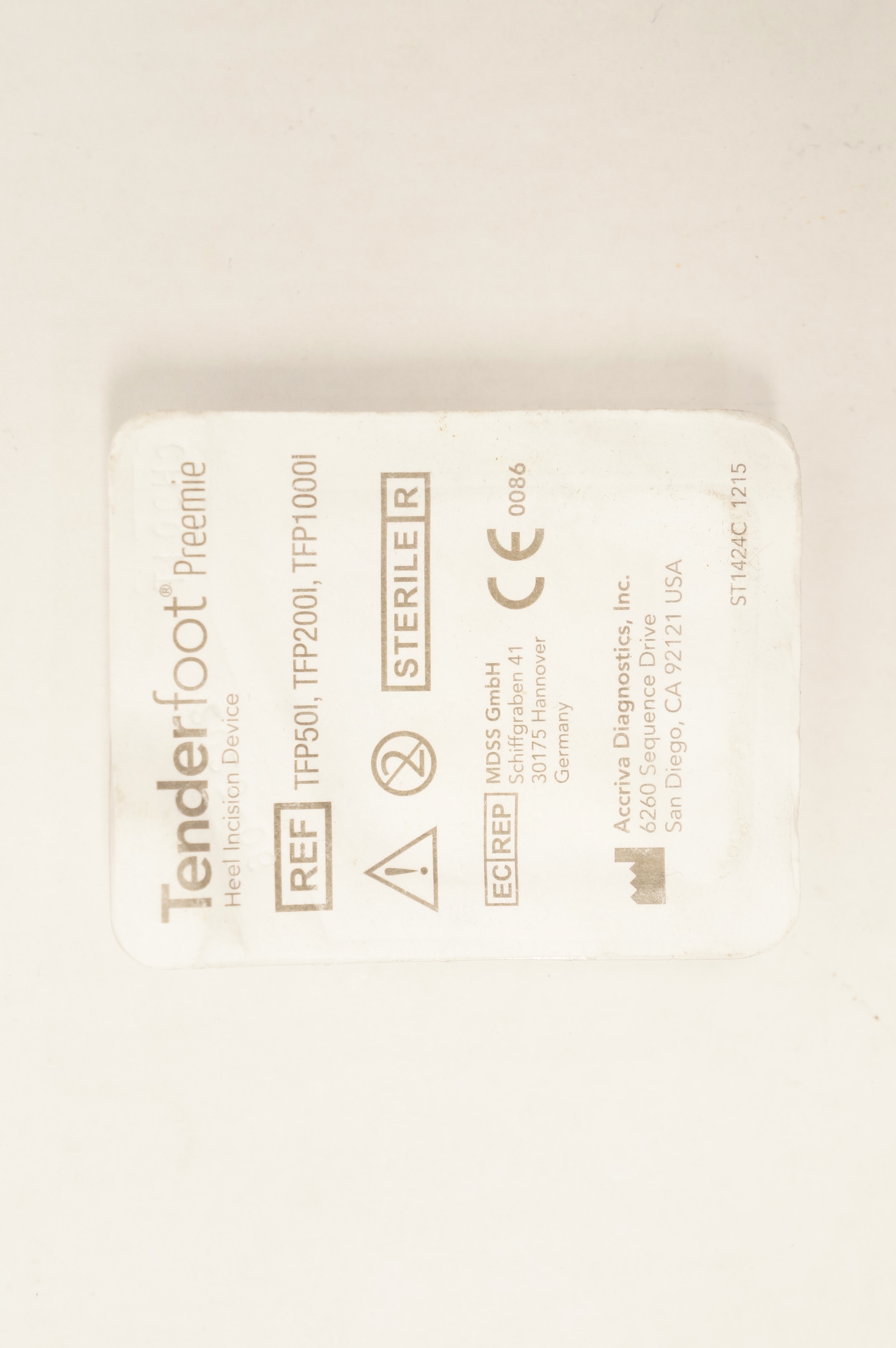 Accriva Diagnostics TFP50I Tenderfoot Preemie Heel Incision Device