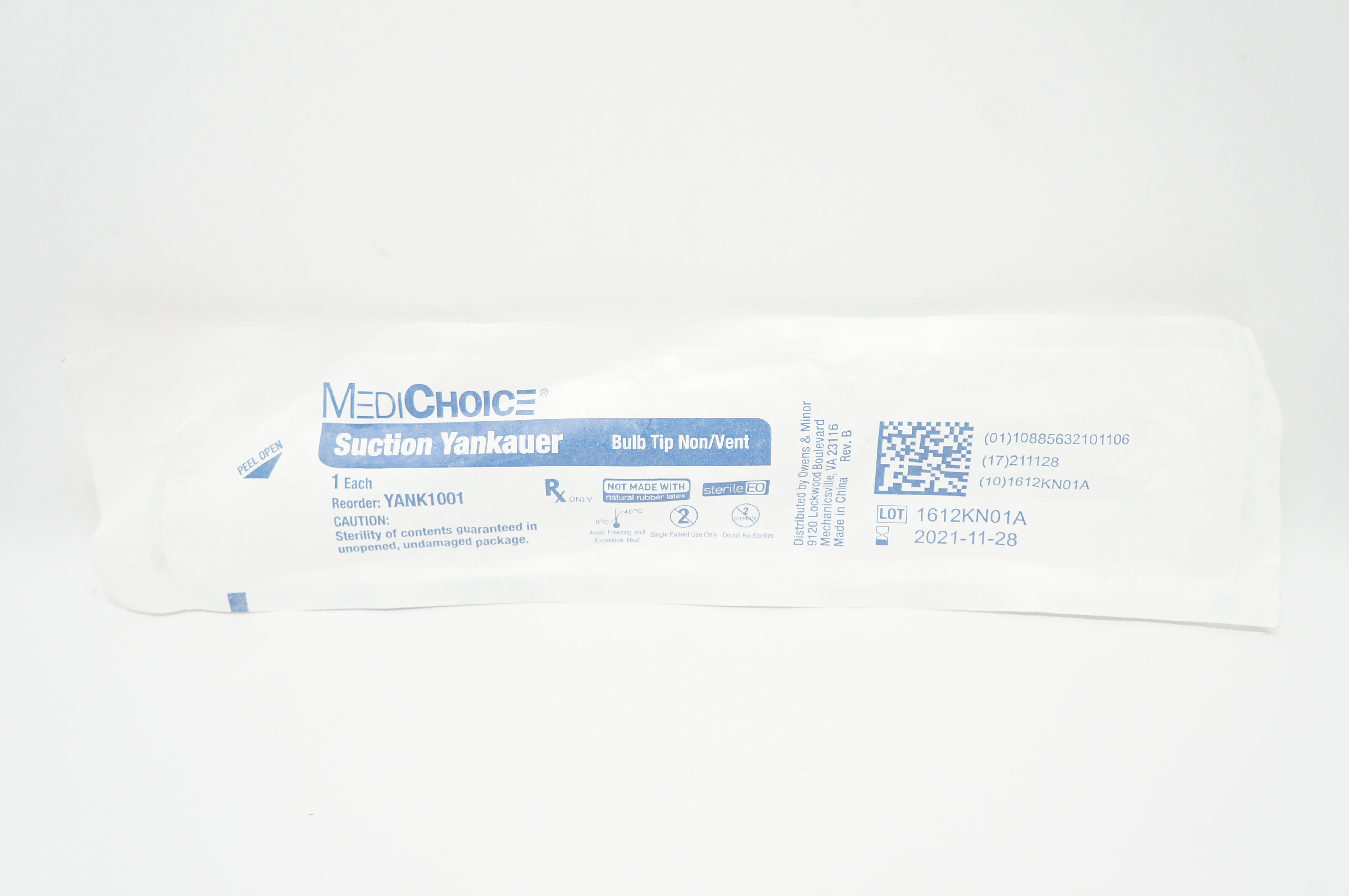 MediChoice YANK1001 Suction Yankauer Bulb Tip Non-Vent (x)