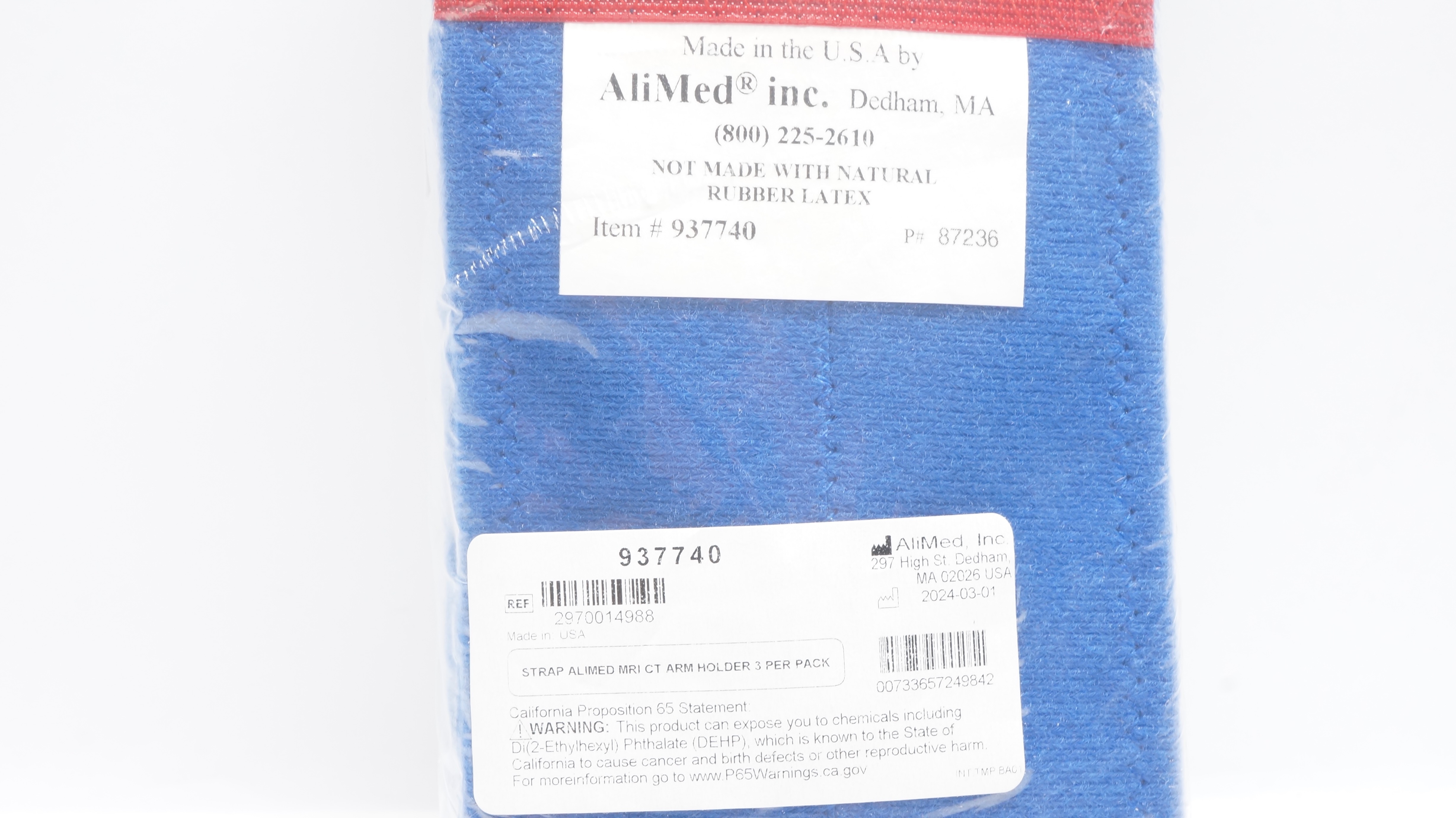 AliMed 937740 Strap MRI Ct Arm Holder Pack of 3