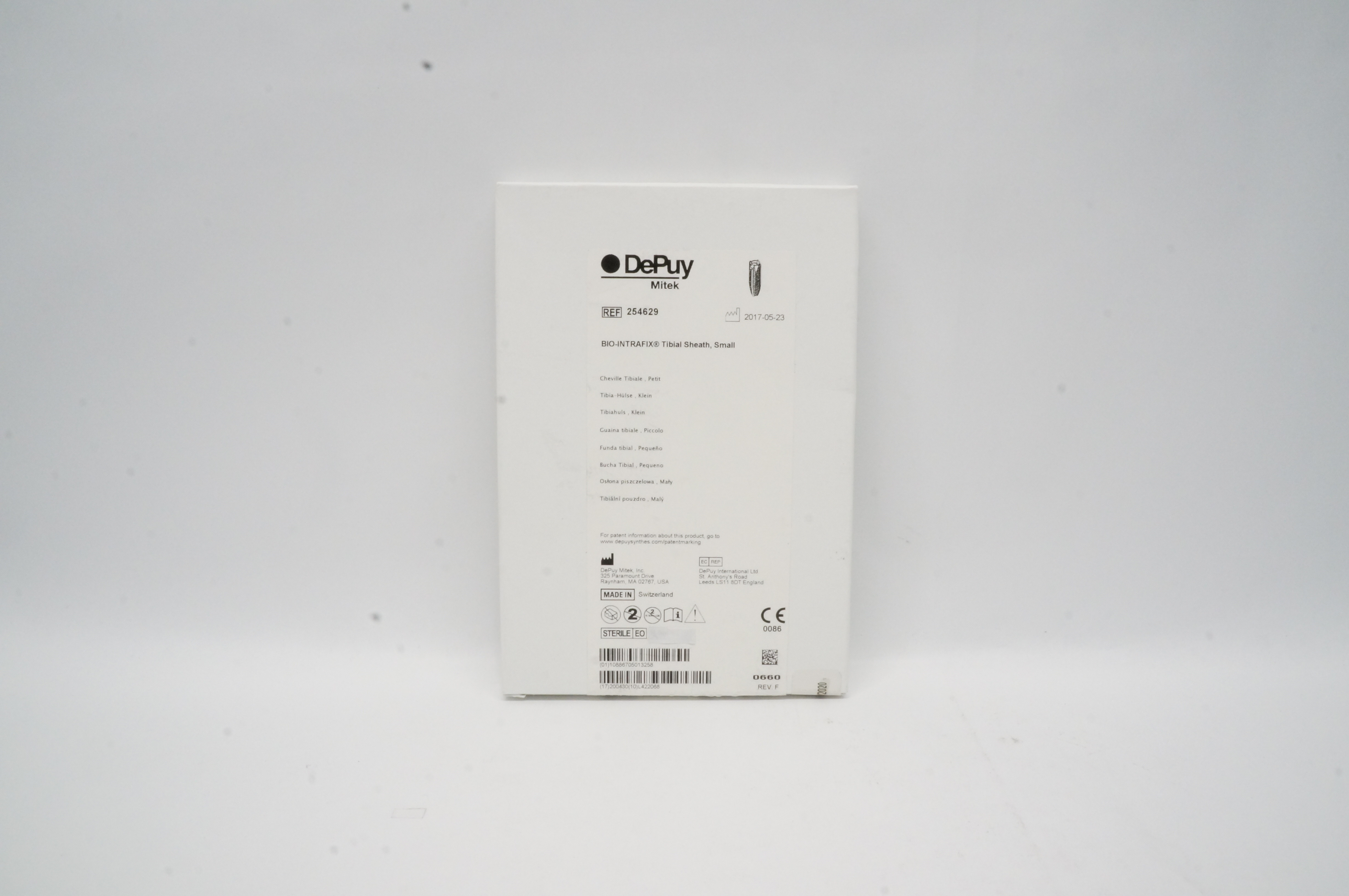 DePuy 254629 Mitek BioIntrafix Tibial Sheath, Small (x)