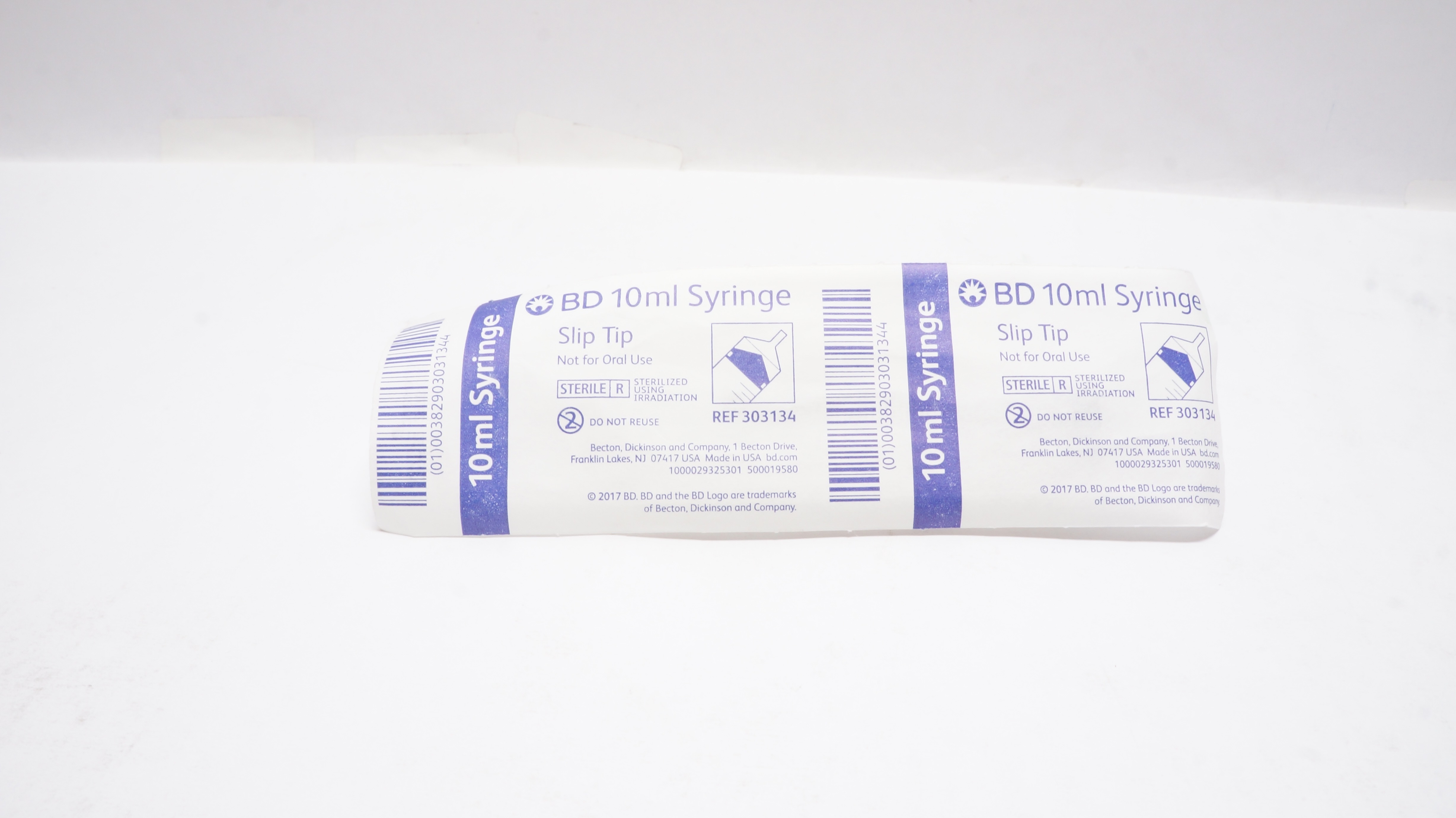 BD 303134 Slip Tip 10mL Syringe