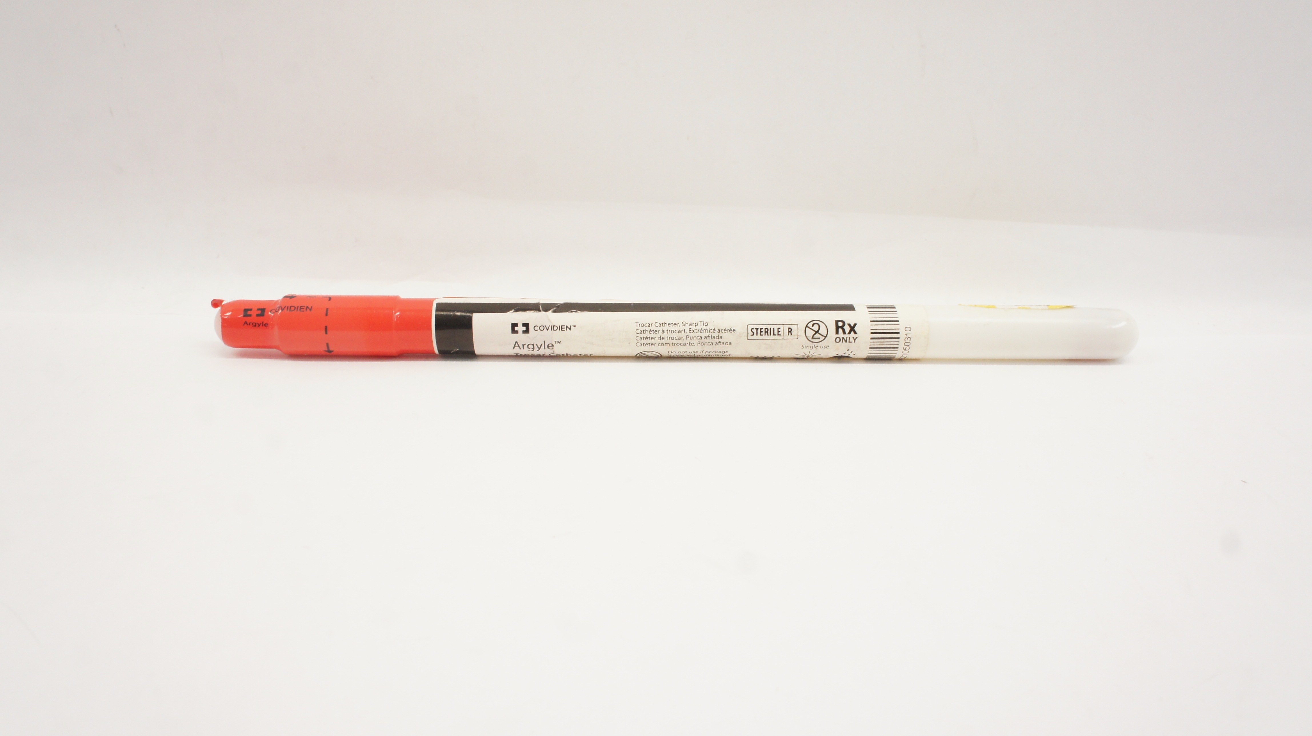 Covidien 8888560805 Argyle Trocar Cath. Sharp Tip, 8 Fr x 9 inch (x)