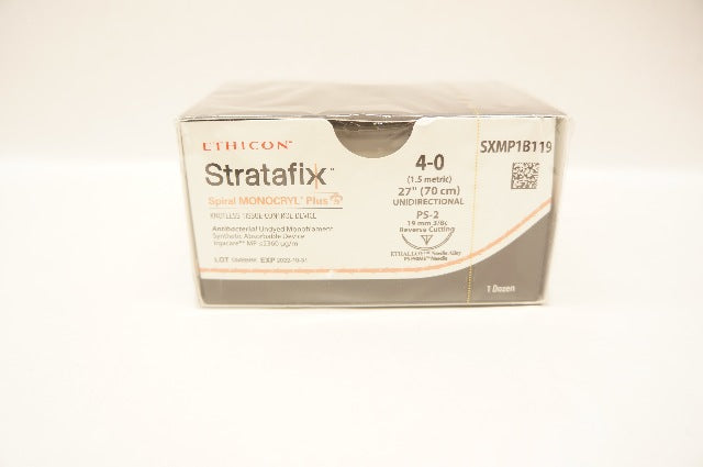 Ethicon SXMP1B119 4-0 Stratafix PS-2 19mm 3/8c 27inch (x) - Box of 12