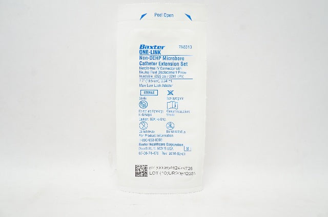 Baxter 7N8310 ONE-LINK Non-DEHP Microbore Cath. Extension Set 7.7inch x 0.34mL