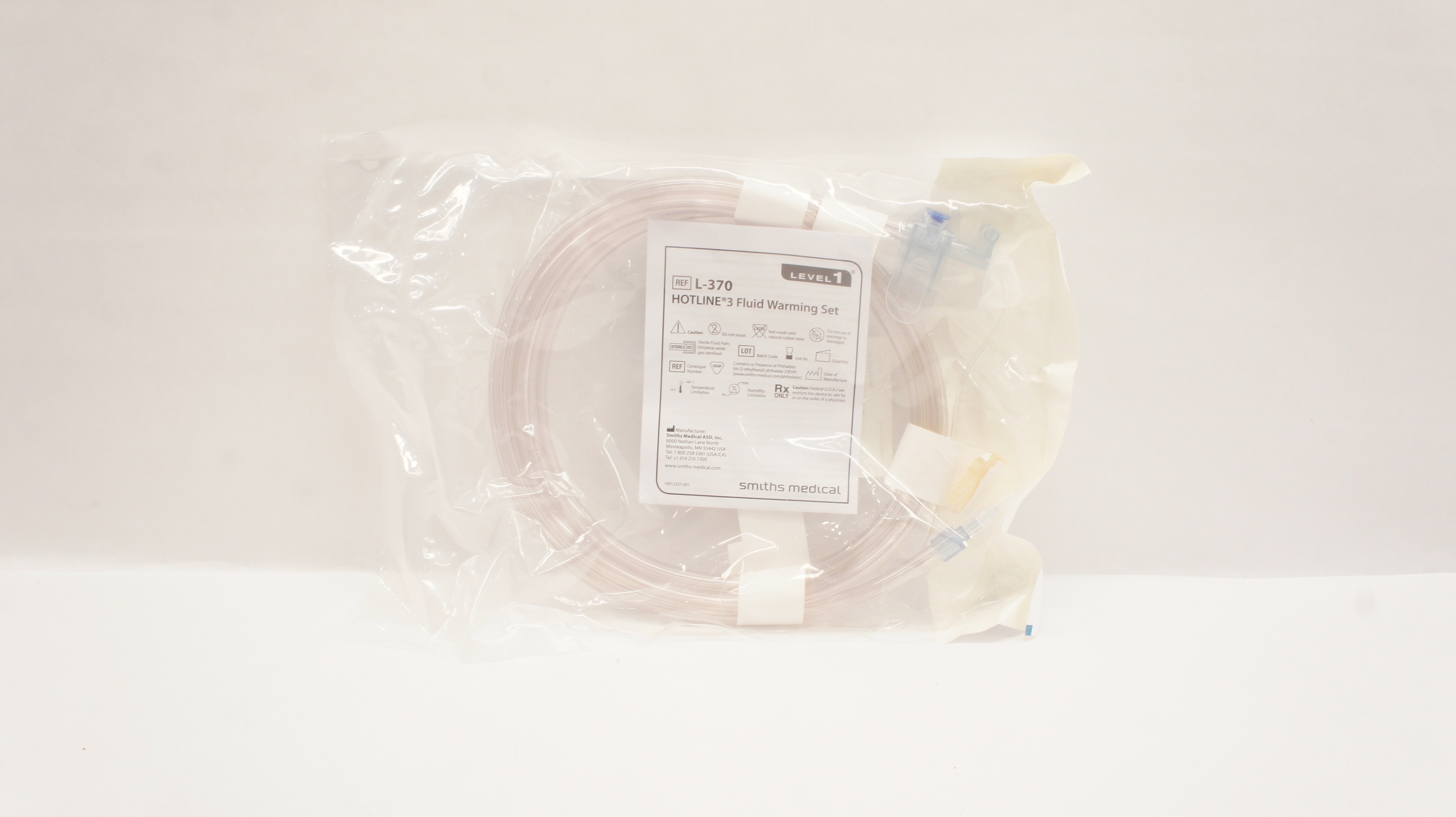 Smiths Medical L-370 Level 1 Hotline 3 Fluid Warming Set 8ft. (x)