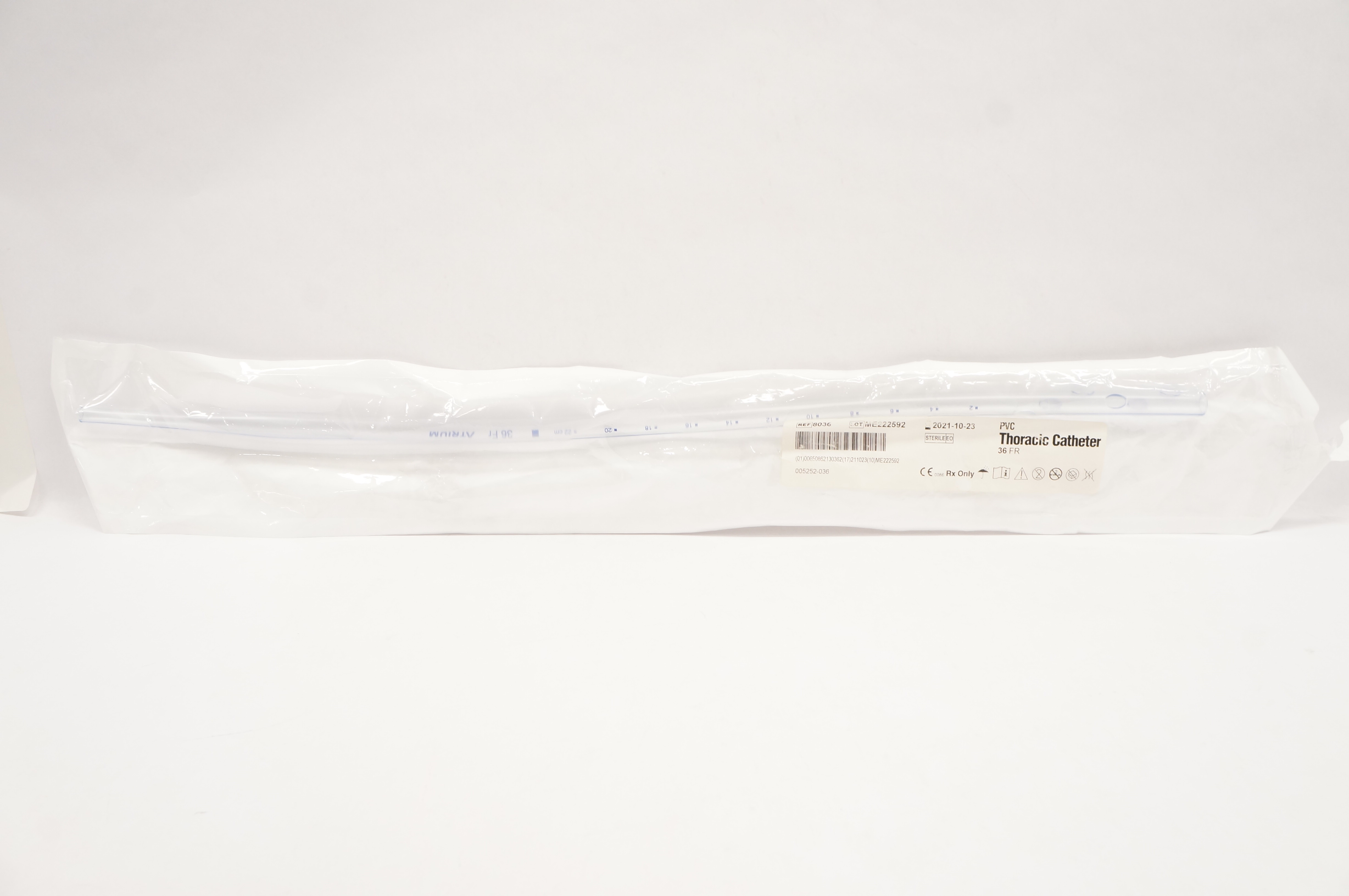 Atrium 8036 PVC Thoracic Cath. 36Fr (x)