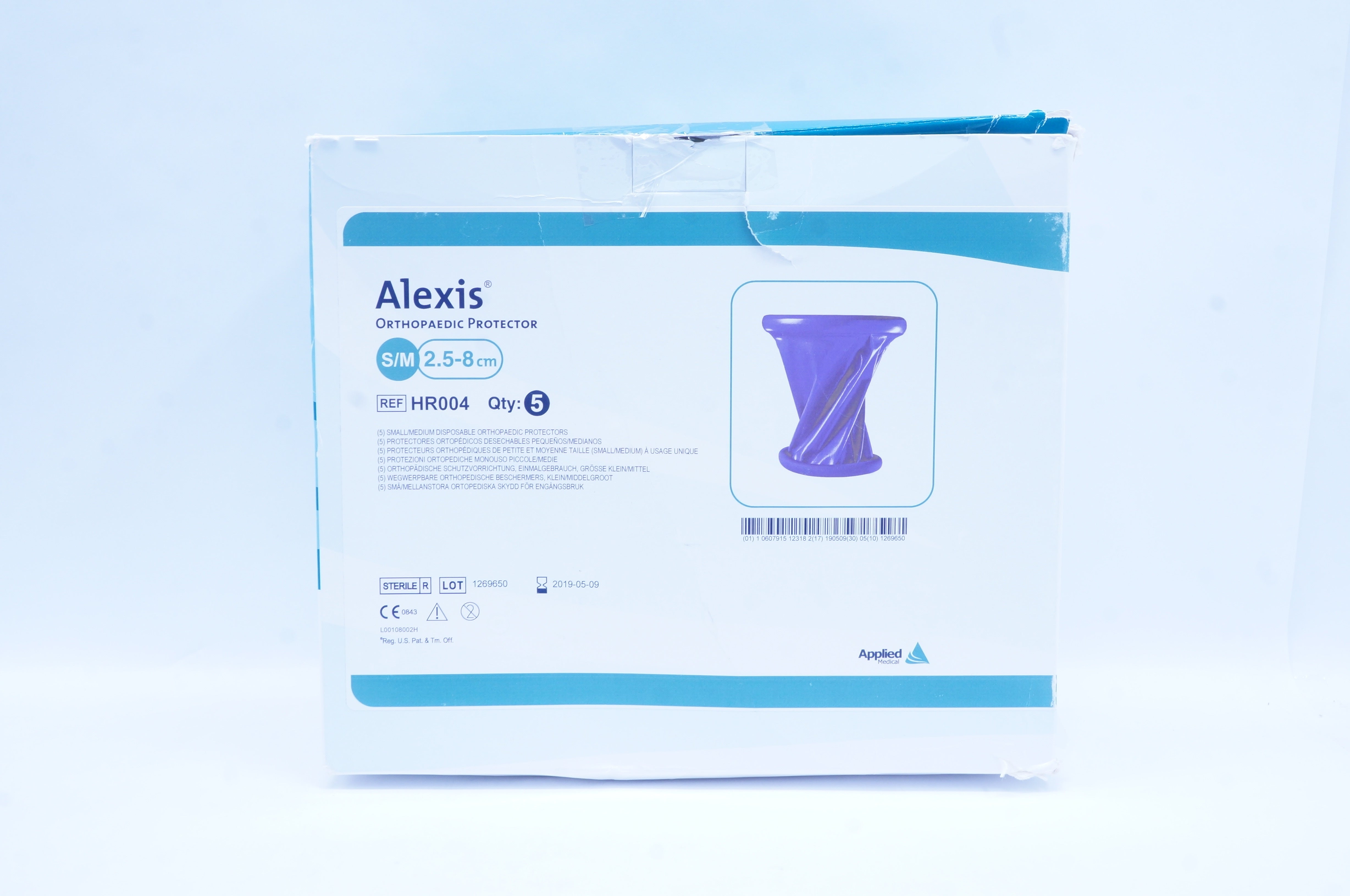 Applied Medical HR004 Alexis Orthopaedic Protector S/M 2.5-8cm (x) - Box of 5