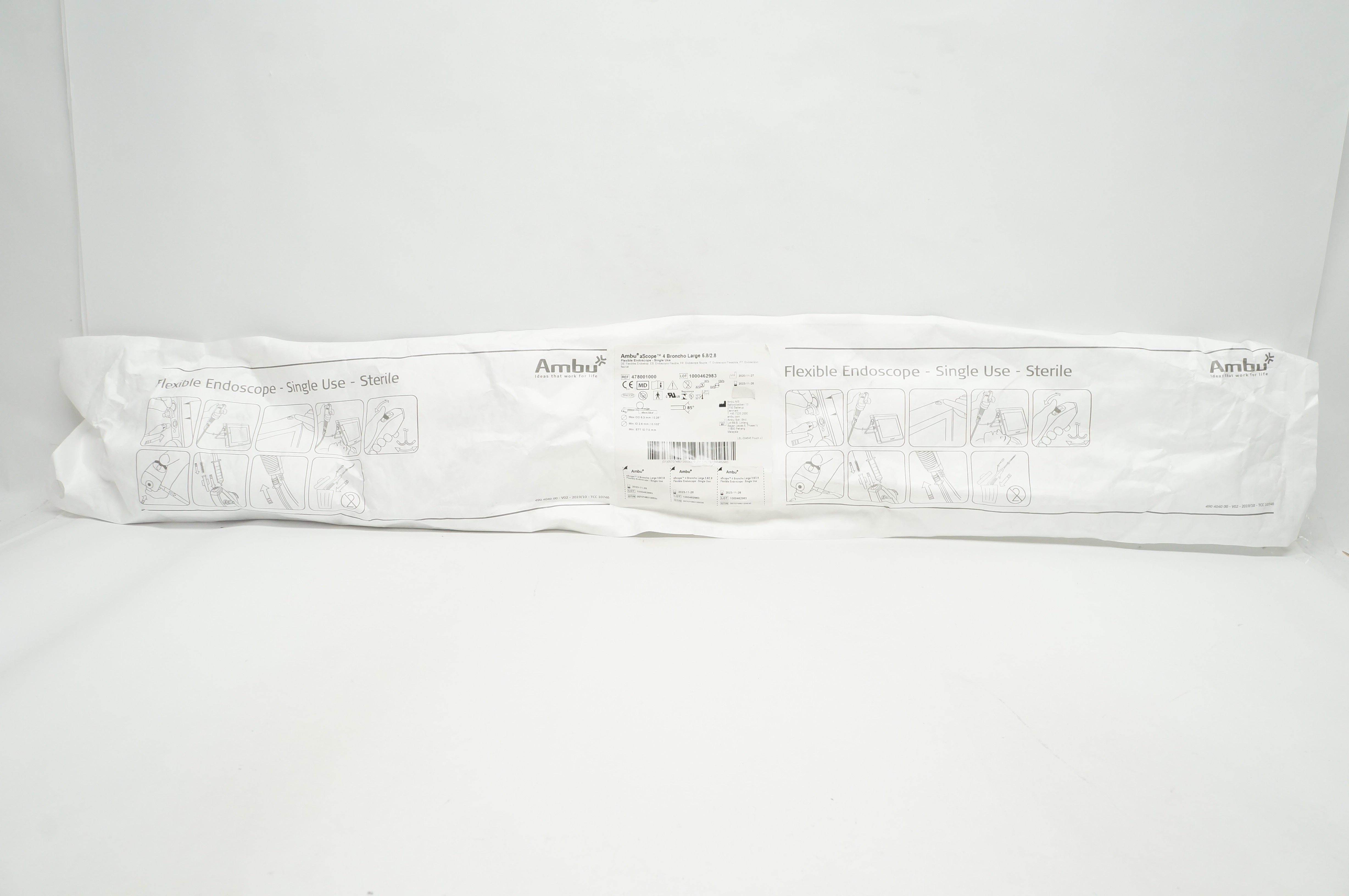 AMBU 478001000 aScope 4 Broncho, Large 5.8 / 2.8