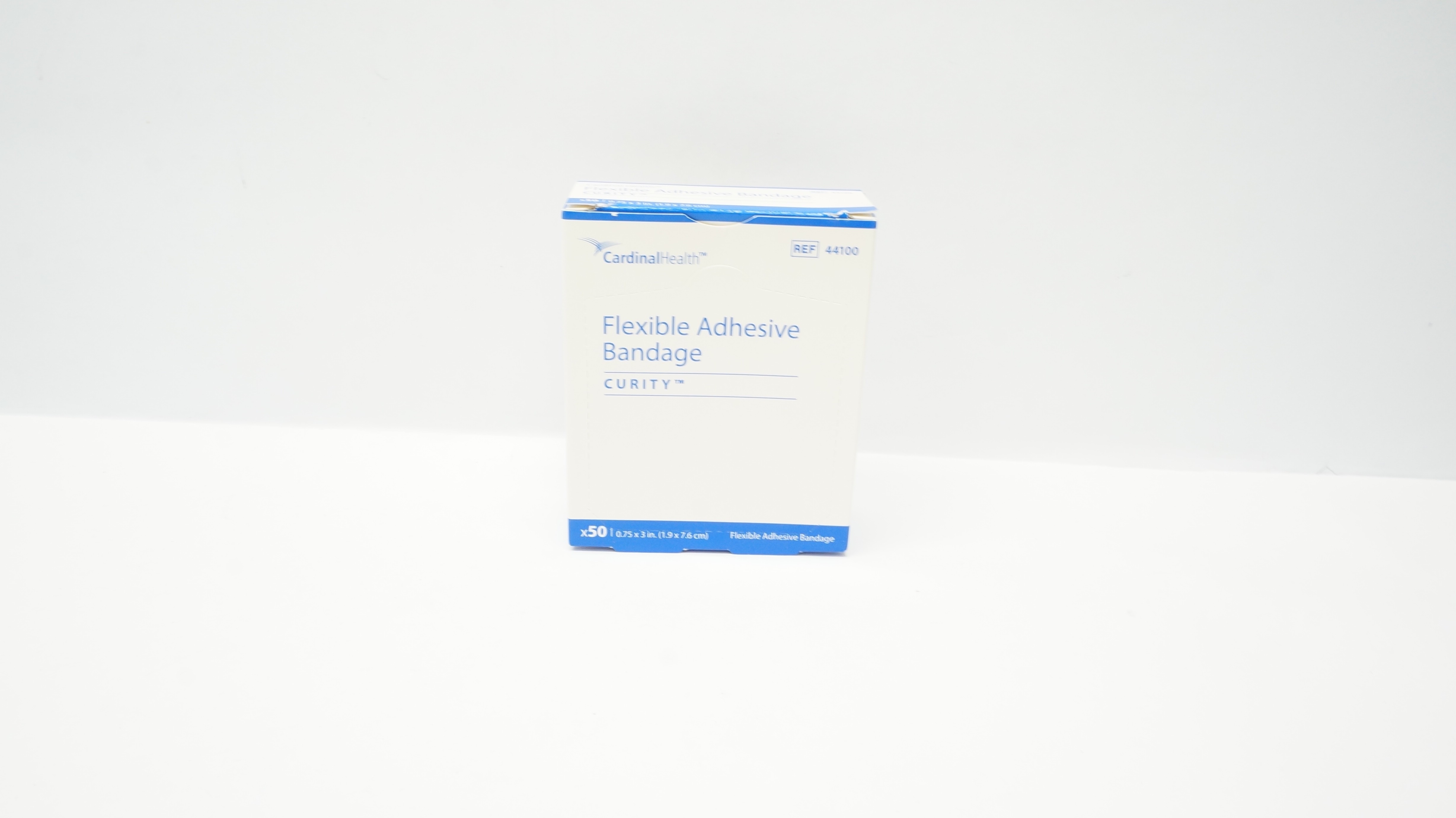 Cardinal Health 44100 Curity Flexible Adhesive Bandage 0.75 x 3inch - Box of 50
