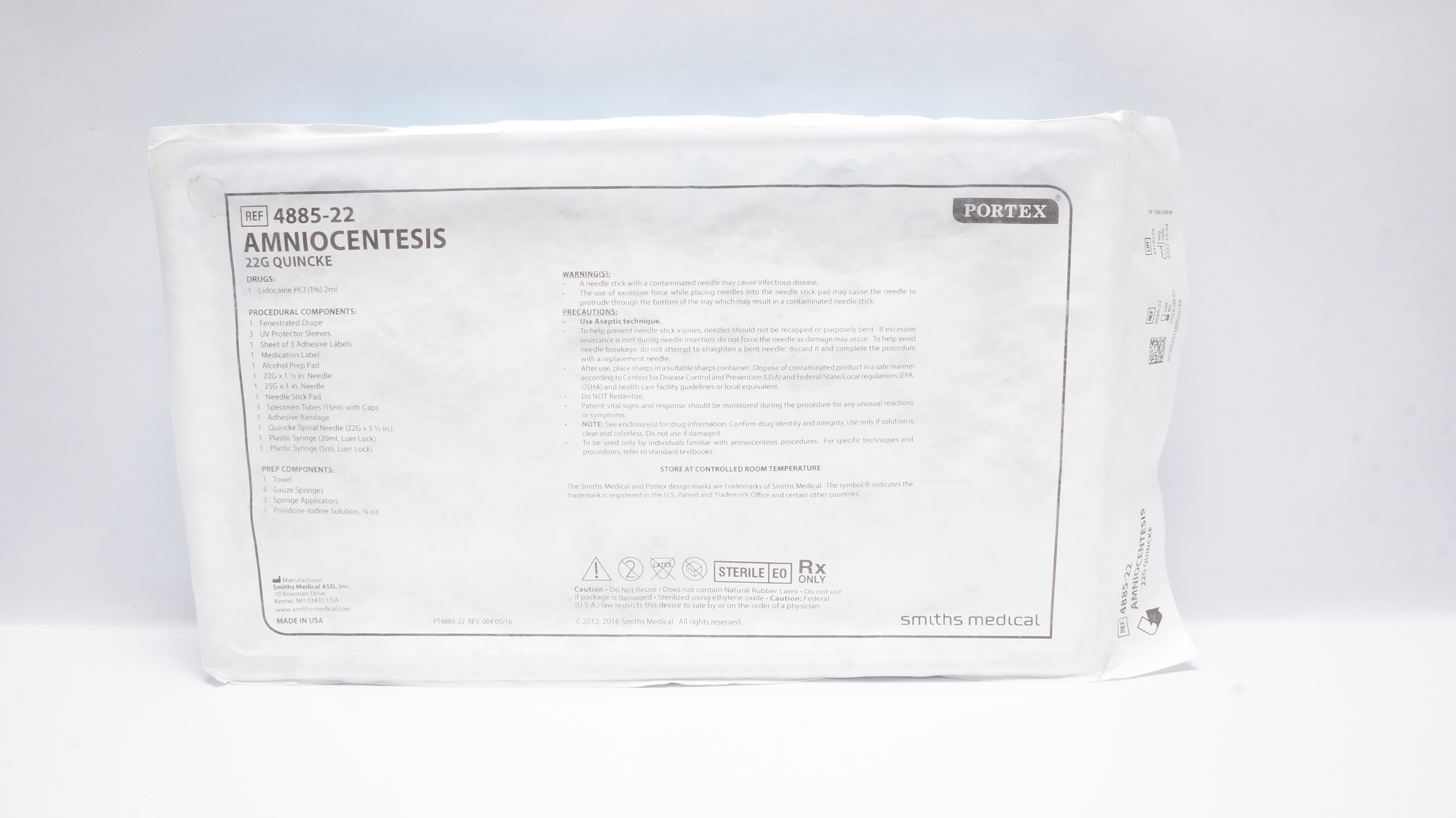 Smiths Medical 4885-22 Portex Amniocentesis 22G Quincke (x)