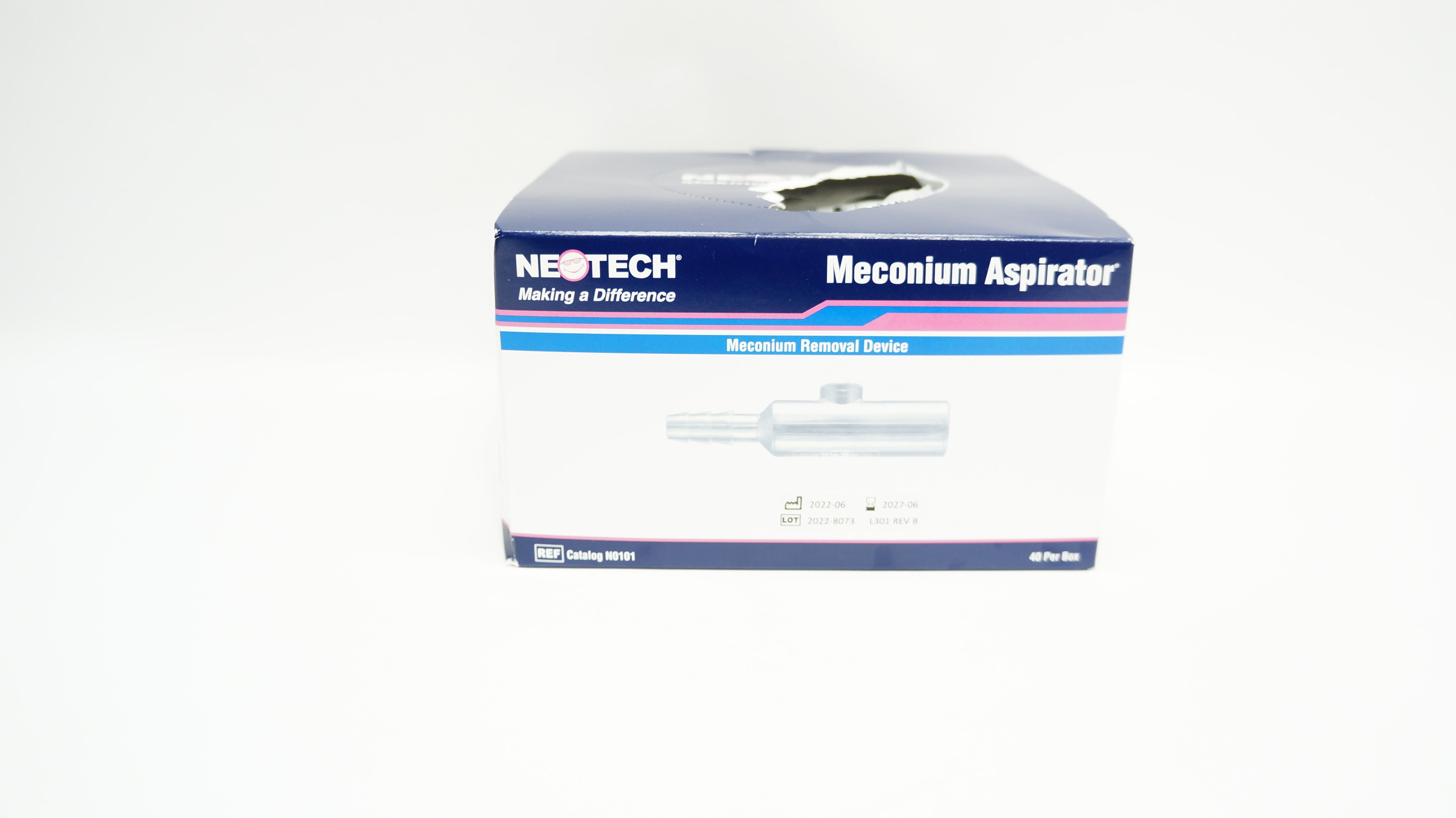 Neotech N0101 Meconium Aspirator Meconium Removal Device - Box of 40