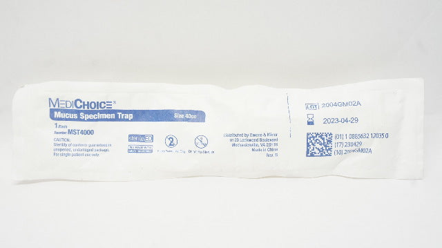 MediChoice MST4000 Mucus Specimen Trap, Size 40cc