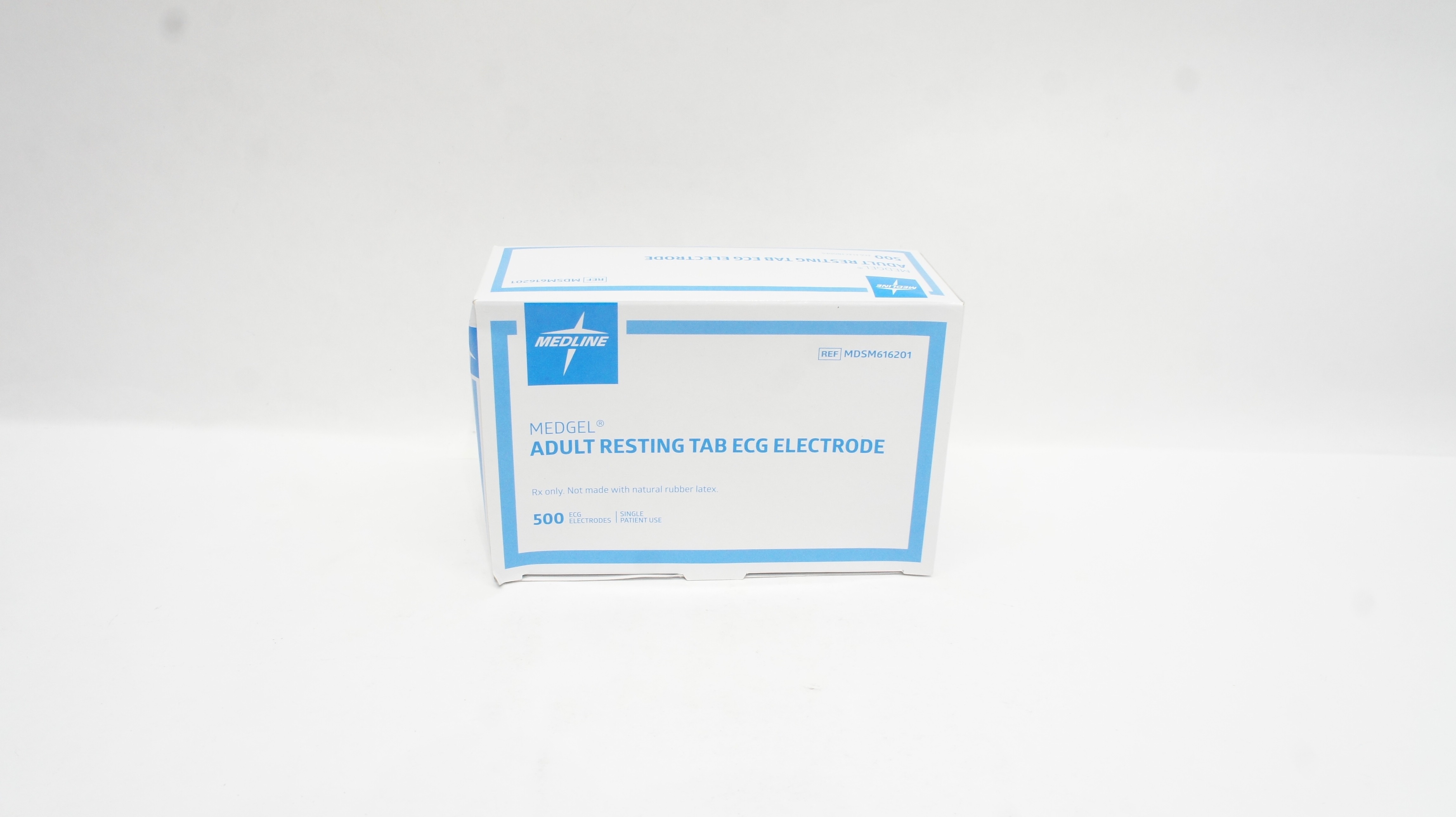 Medline MDSM616201 Medgel Adult Resting Tab ECG Electrode - Box of 500