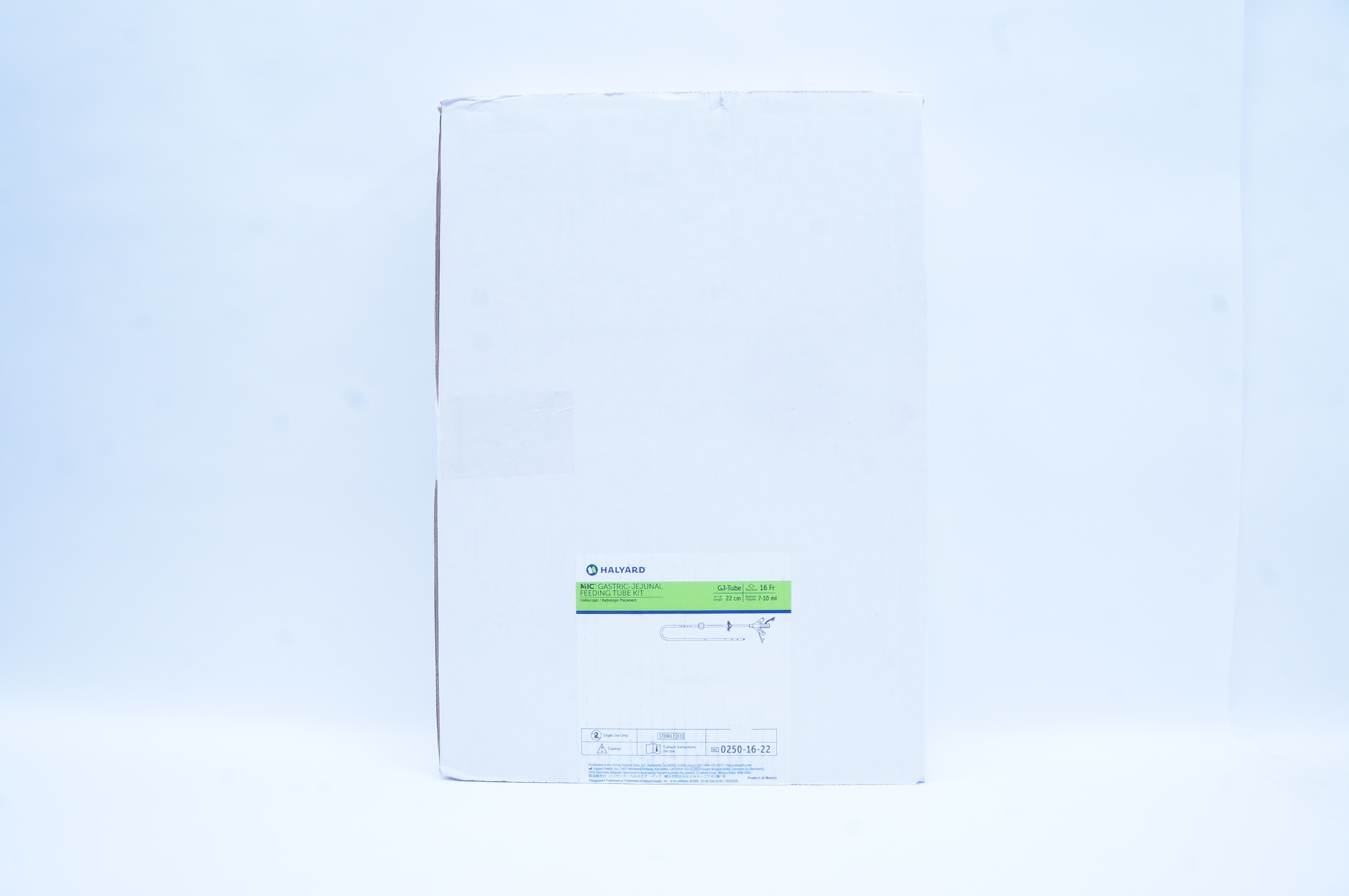 Halyard 0250-16-22 MIC Gastric-Jejunal Feeding Tube Kit GJ-Tube 16Fr x 22cm (x)