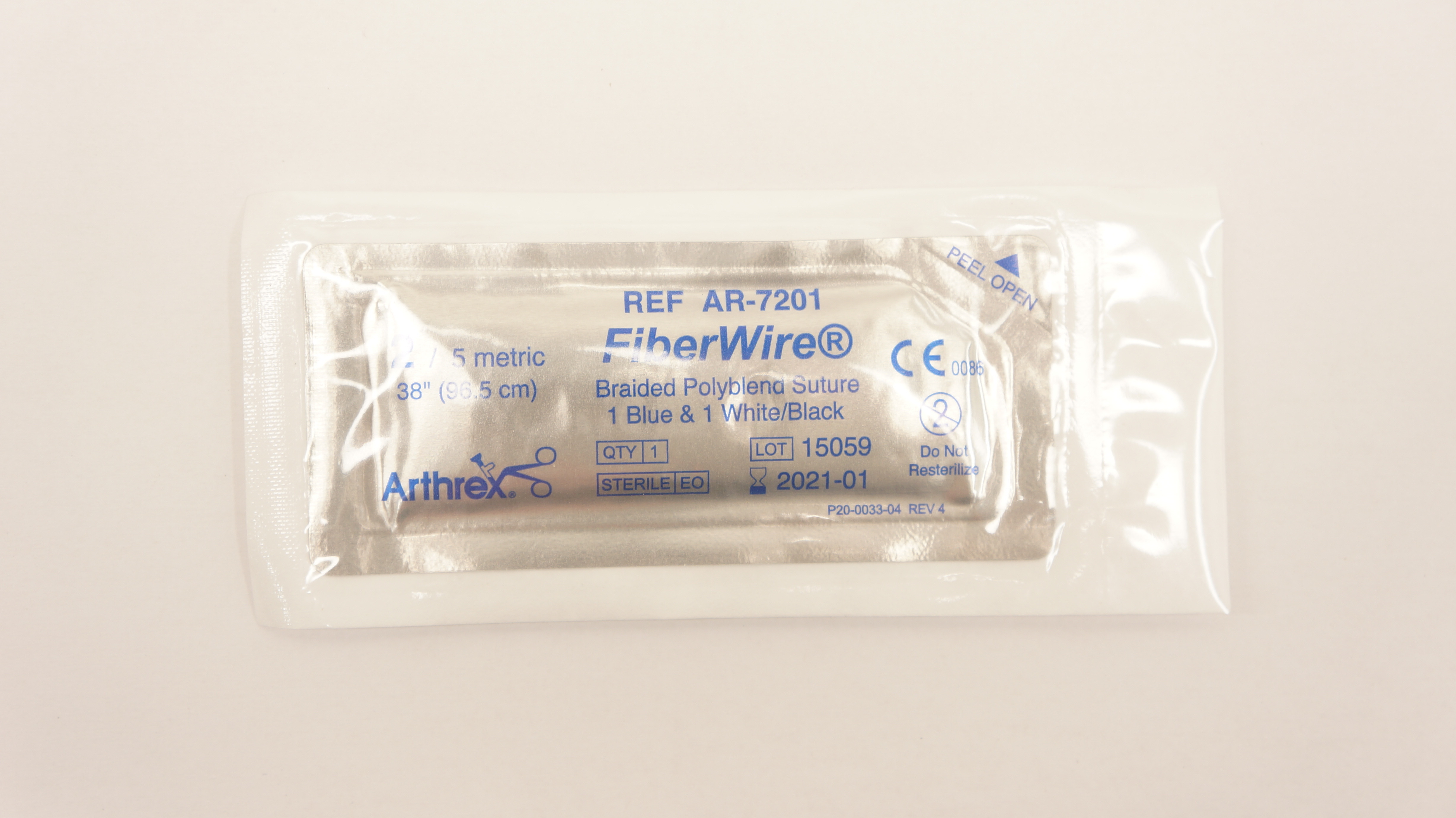 Arthrex AR-7201 2 FIBERWIRE Braided Polyblend Stre. 38inch (x)