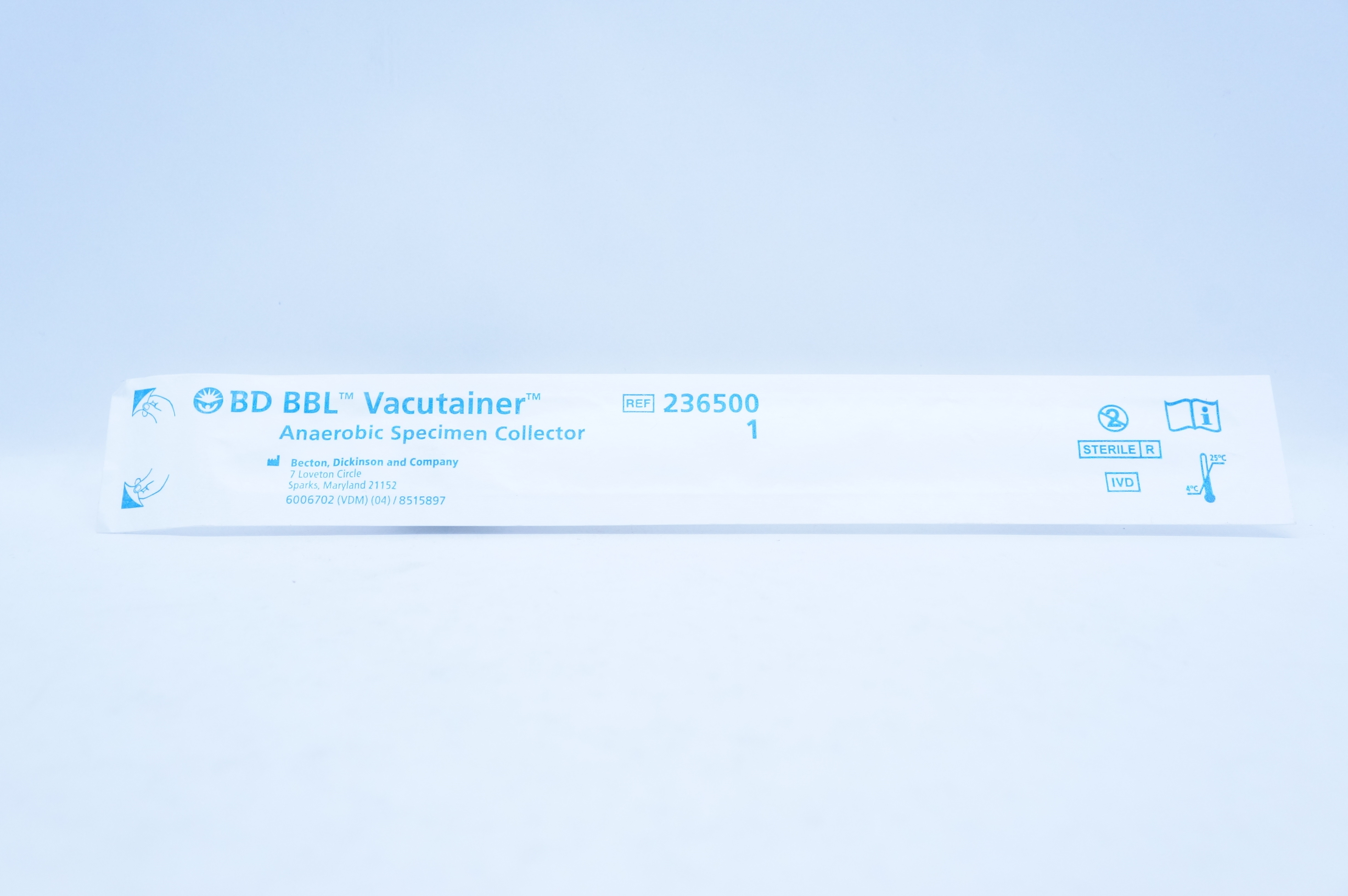 BD 236500 BBL Vacutainer Anaerobic Specimen Collector (x)