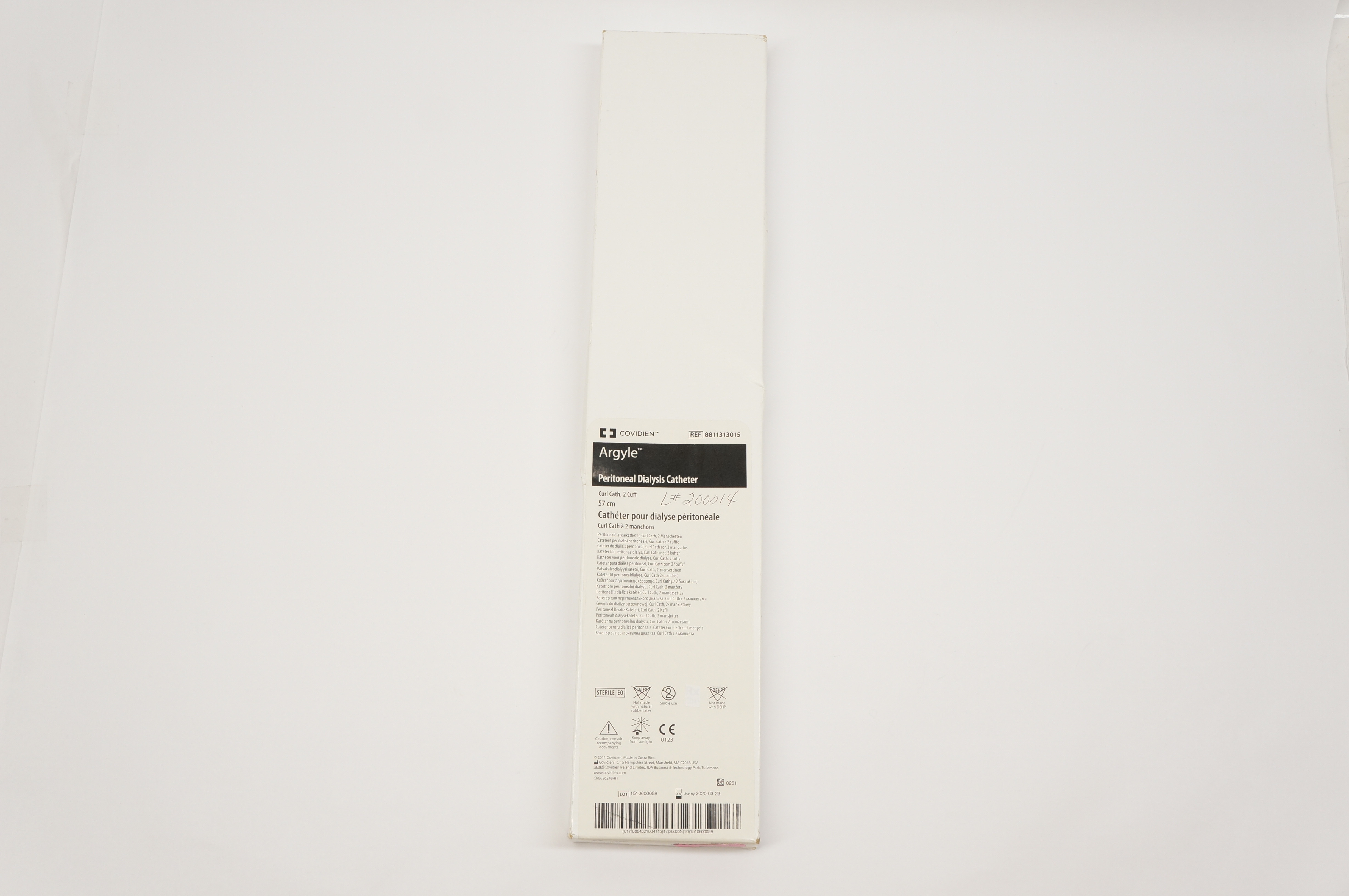 Covidien 8811313015 Argyle Peritoneal Dialysis Cath. 57cm (x)