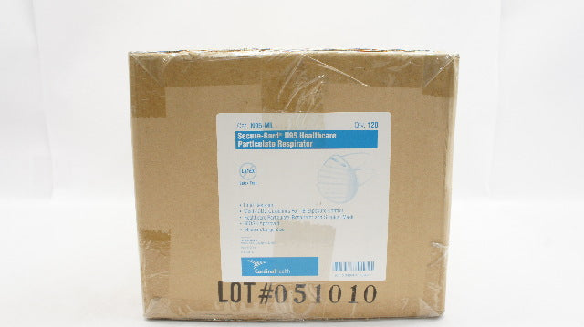Cardinal Health N95-ML Secur-Gard N95 Particulate Respirator - Case of 120