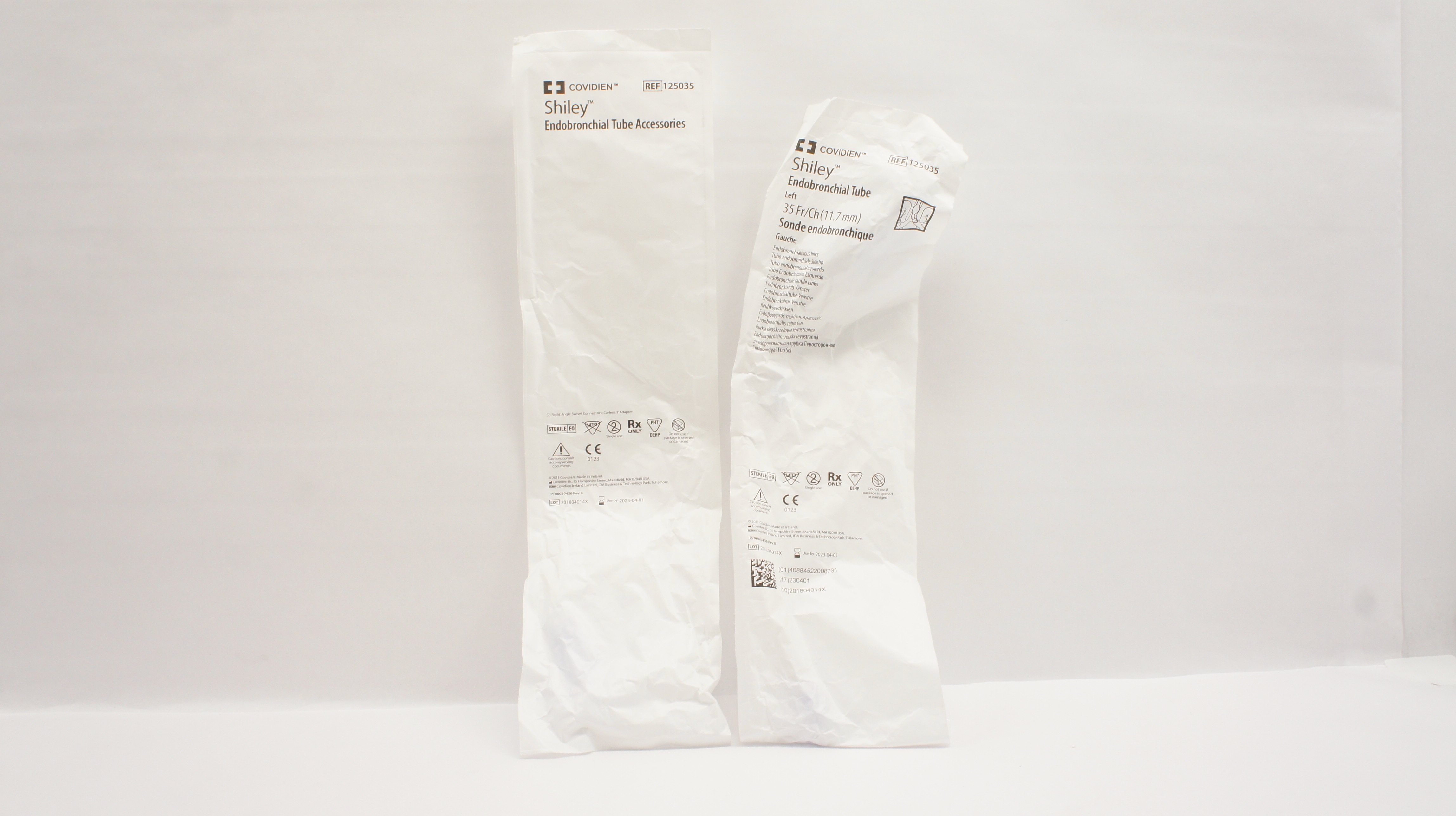 Covidien 125035 Shiley Endobronchial Tube Accessories & Left Tube 35 Fr