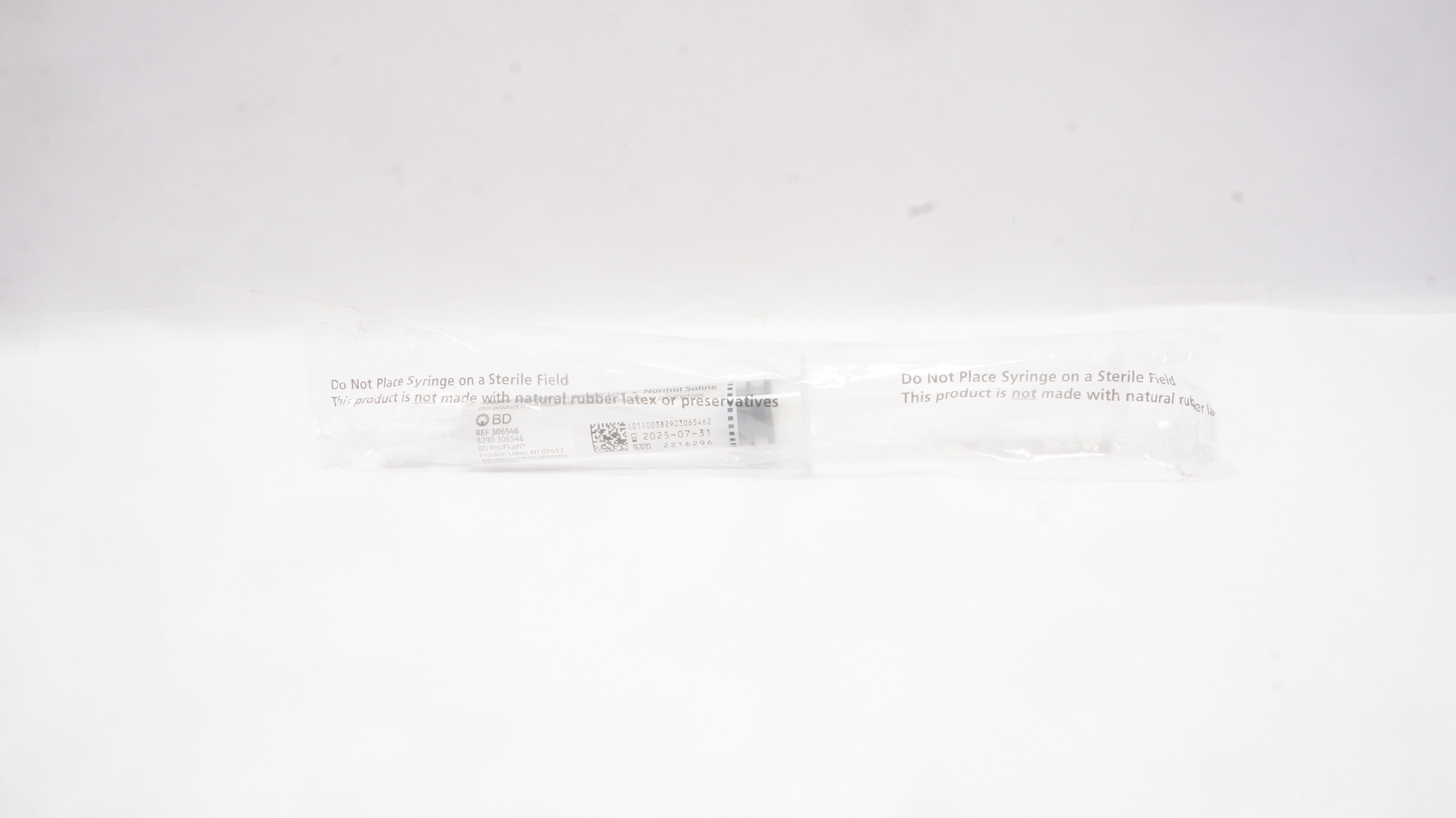 BD 306546 0.9% Sodium Chloride Injection USP 10ml