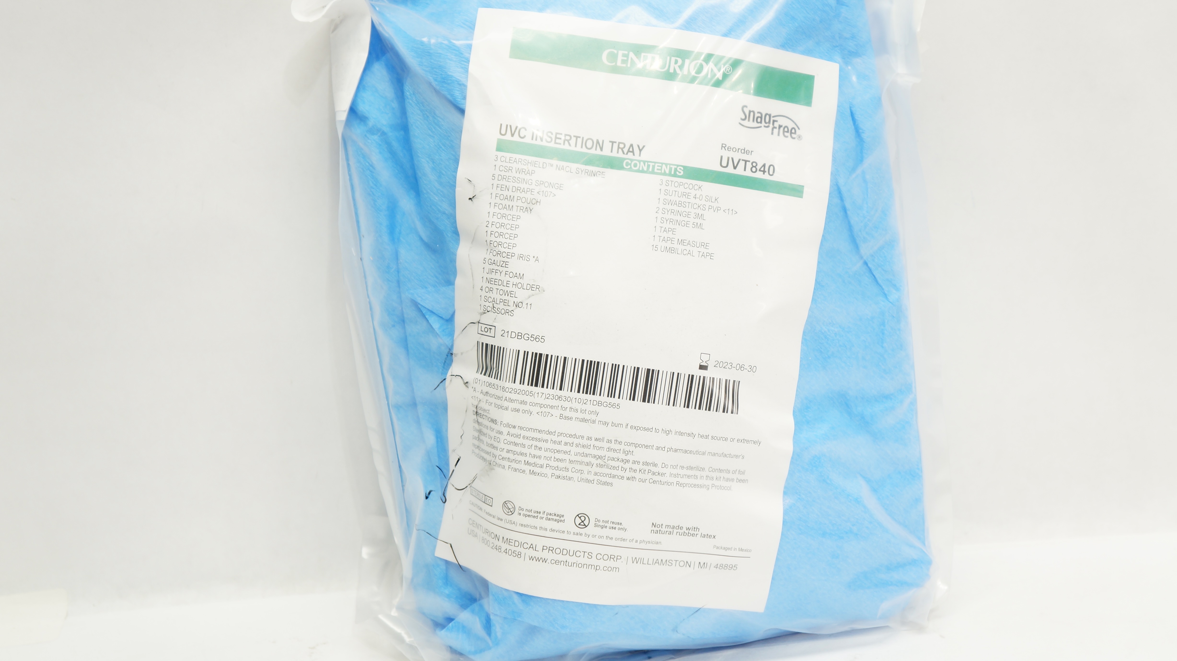 Centurion UVT840A SnagFree UVC Insertion Tray (x)