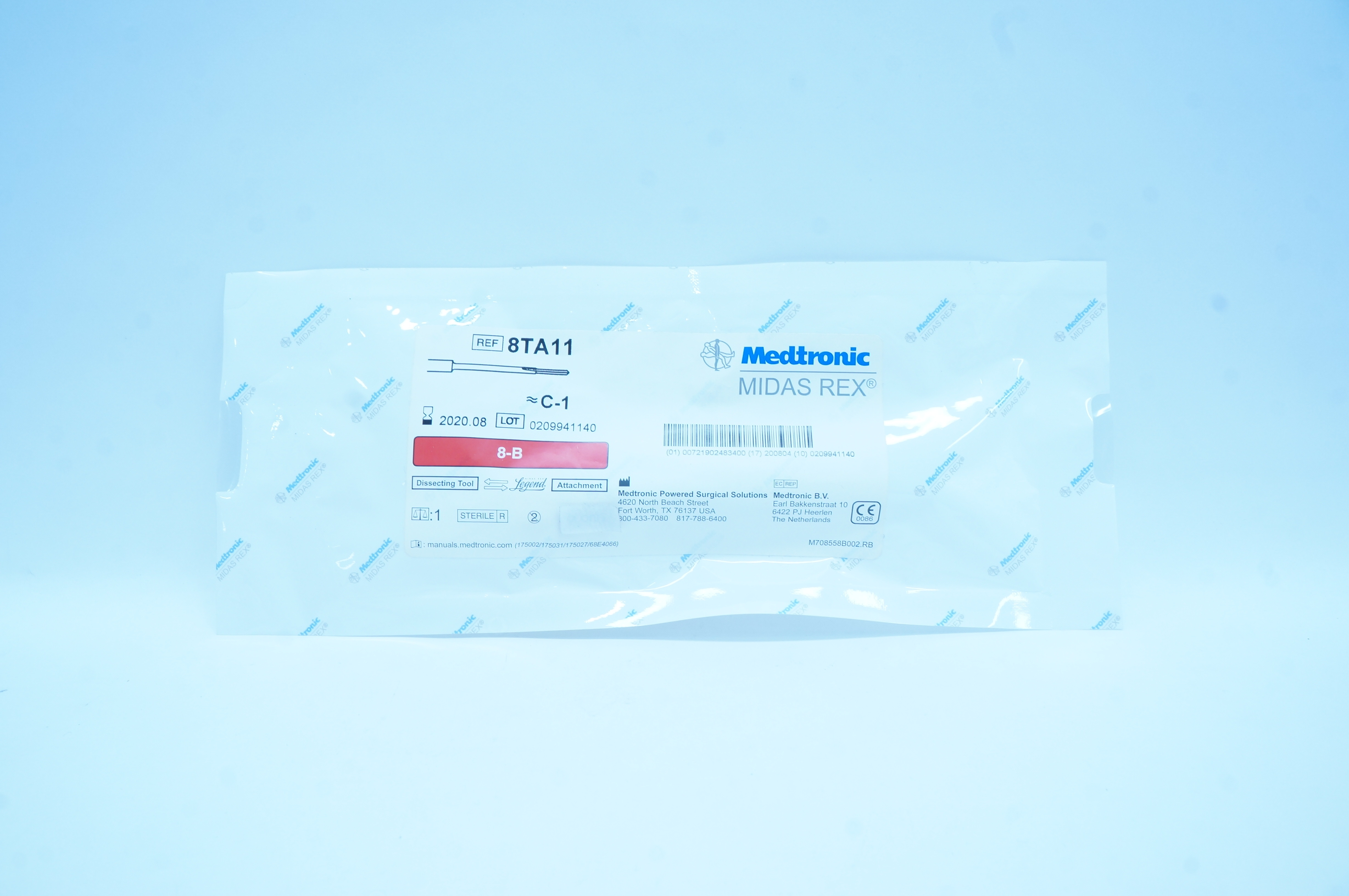 Medtronic 8TA11 Midas Rex C1 8B Dissecting Tool (x)