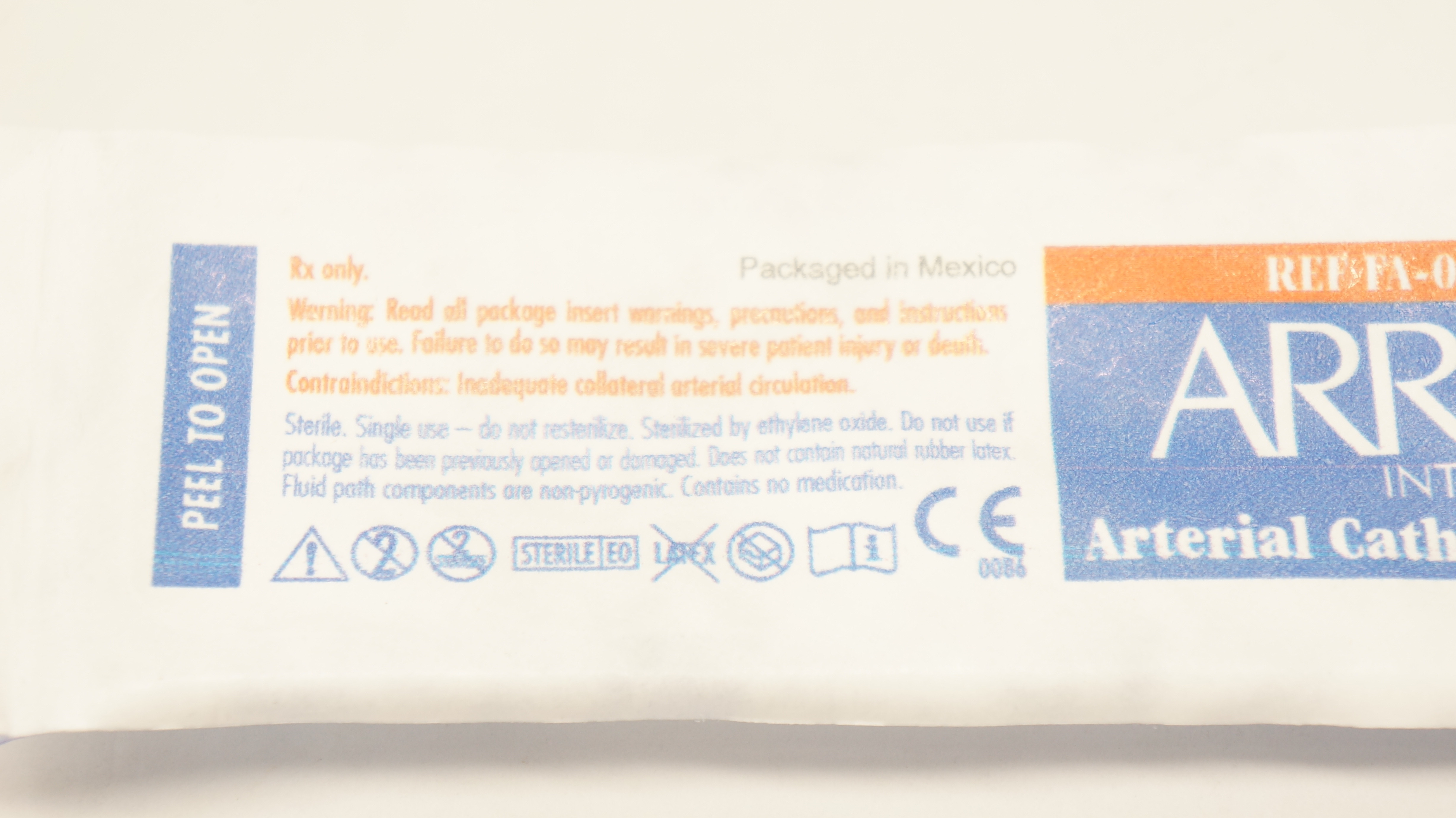 Arrow FA-04020 International Radial Artery Catheterization