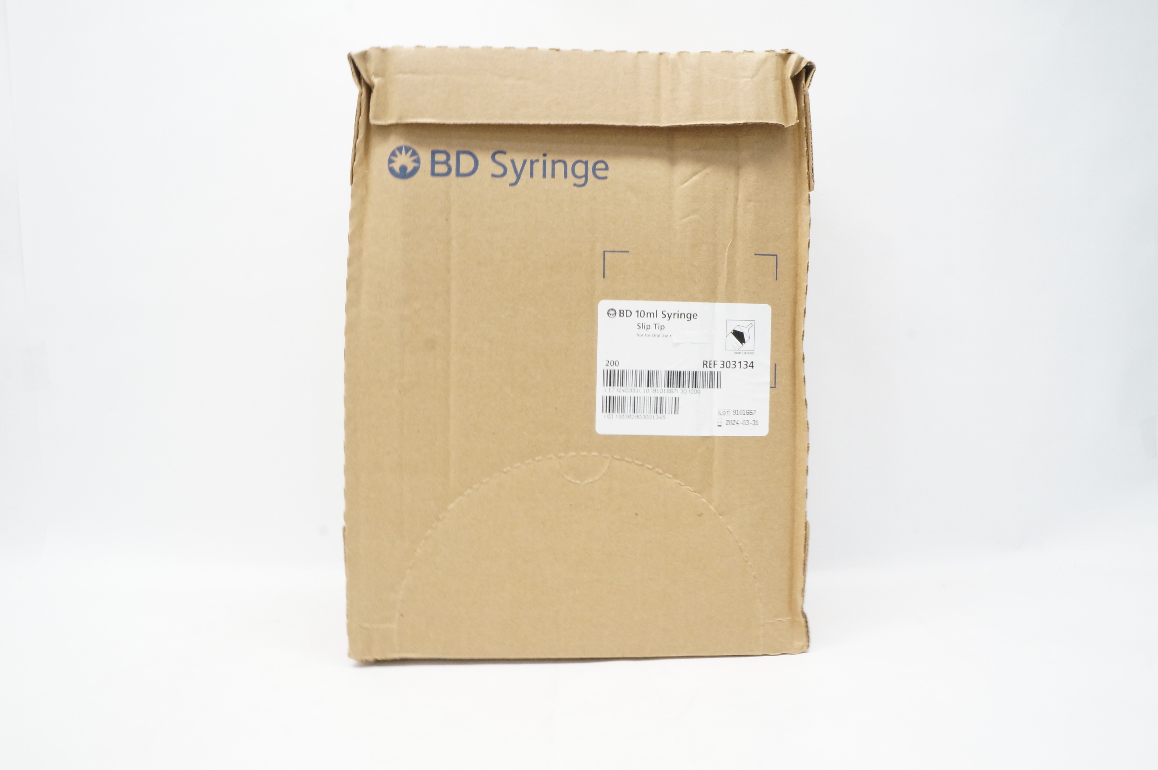 BD 303134 10ml Syringe Slip Tip - Box of 200