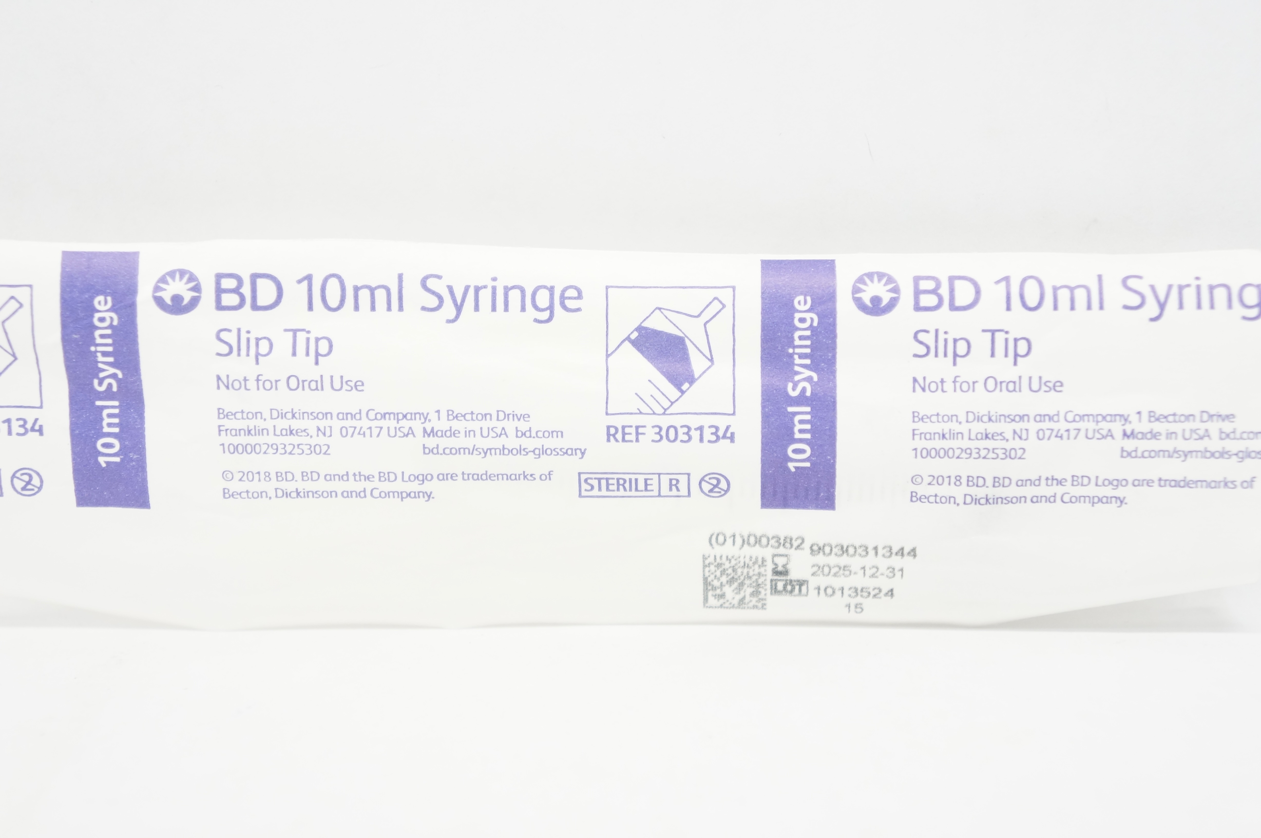 linhe　PREDUCTS 10 mL BD® Luer Slip Tip Syringe only - 303134 | BD