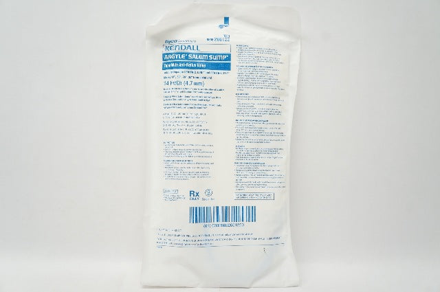 Tyco 266122 Kendall argyle Salem Sump Dual Lumen Stomach Tube 14Fr/Ch x 48 inch