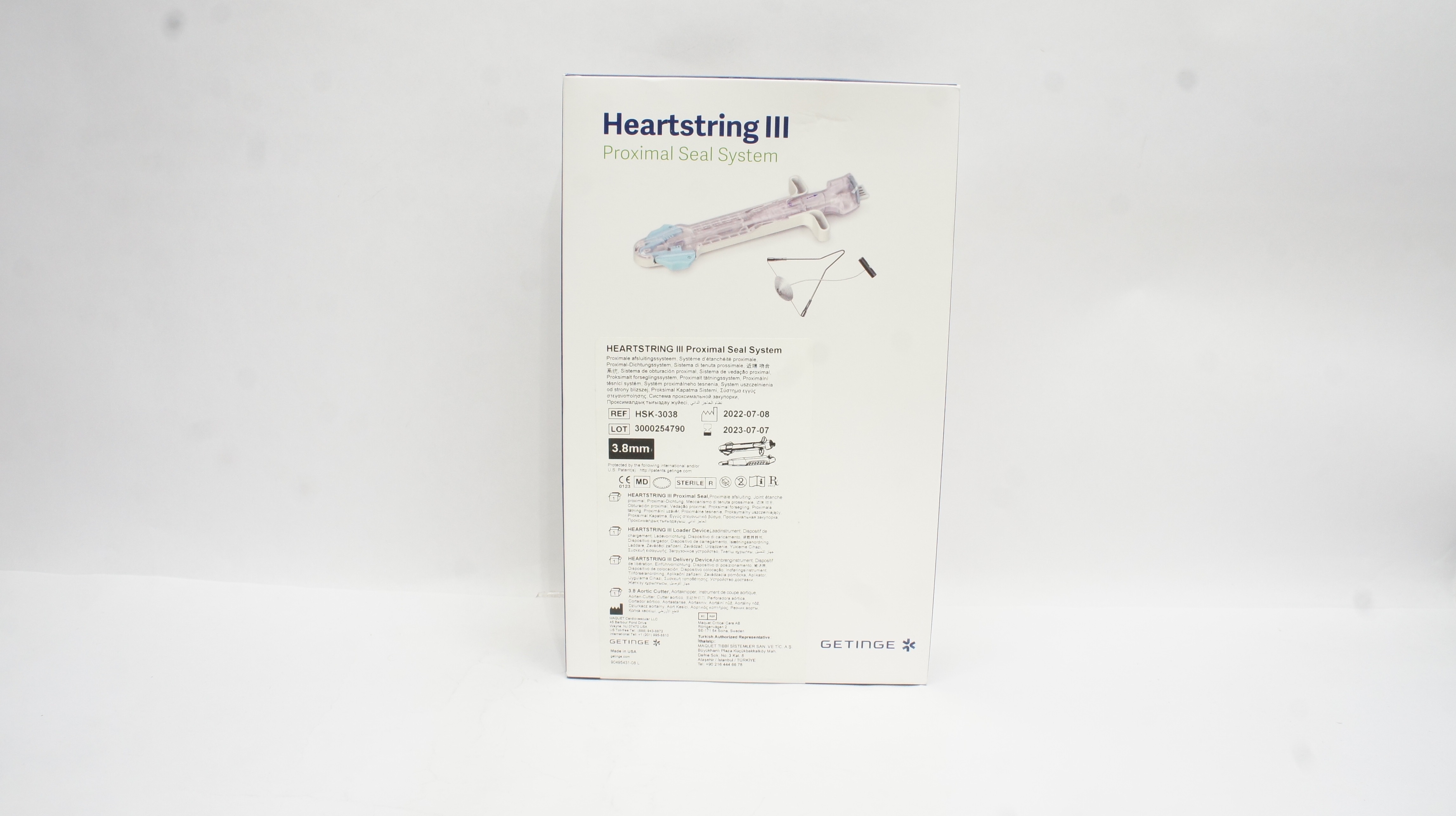 Maquet HSK3038 Getinge HEARTSTRING III Proximal Seal System 3.8 mm (x)