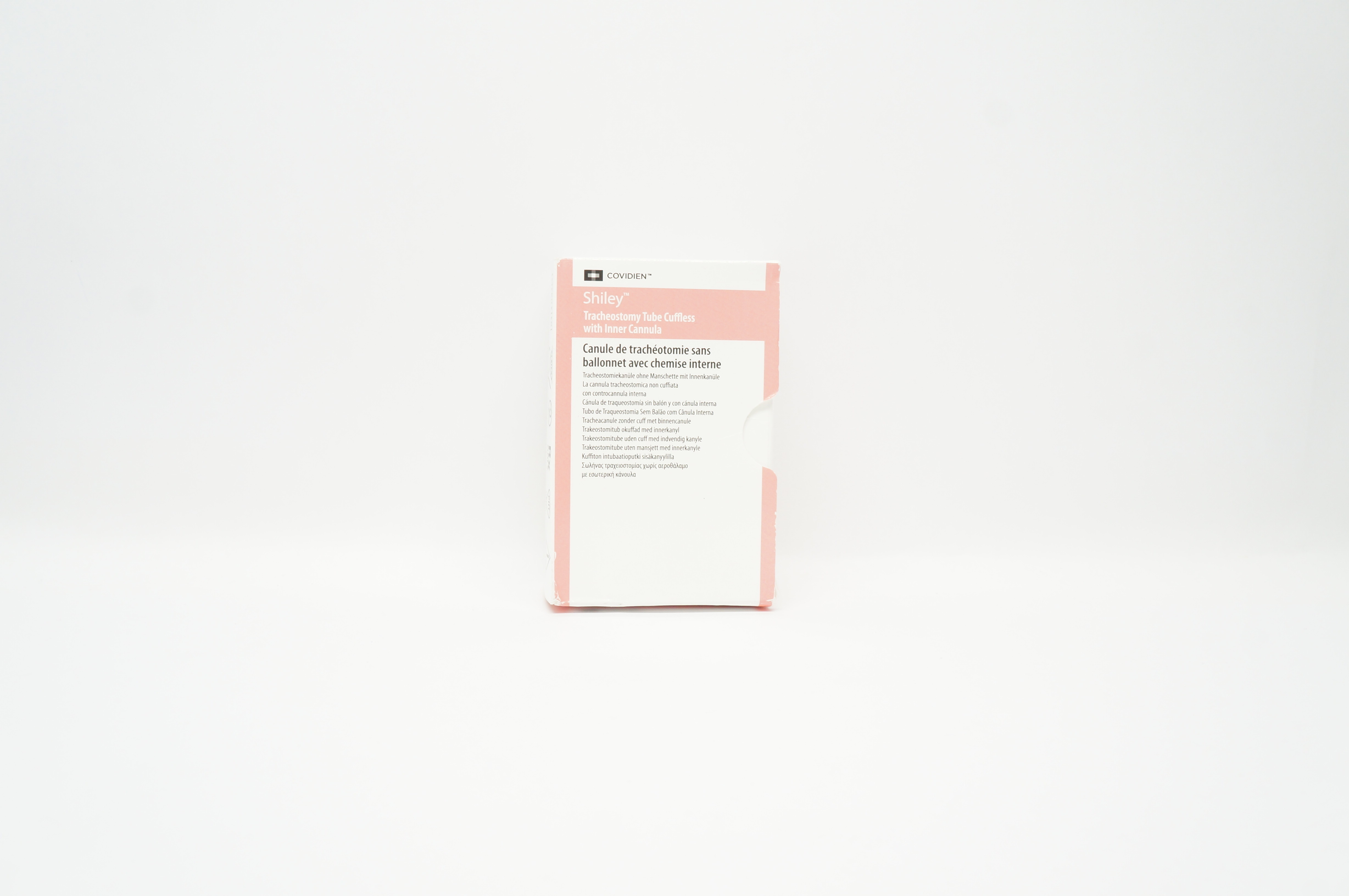 Covidien 8CFS Shiley Tracheostomy Tube Cuffless 7.6 ID x 12.2 OD x 81mm