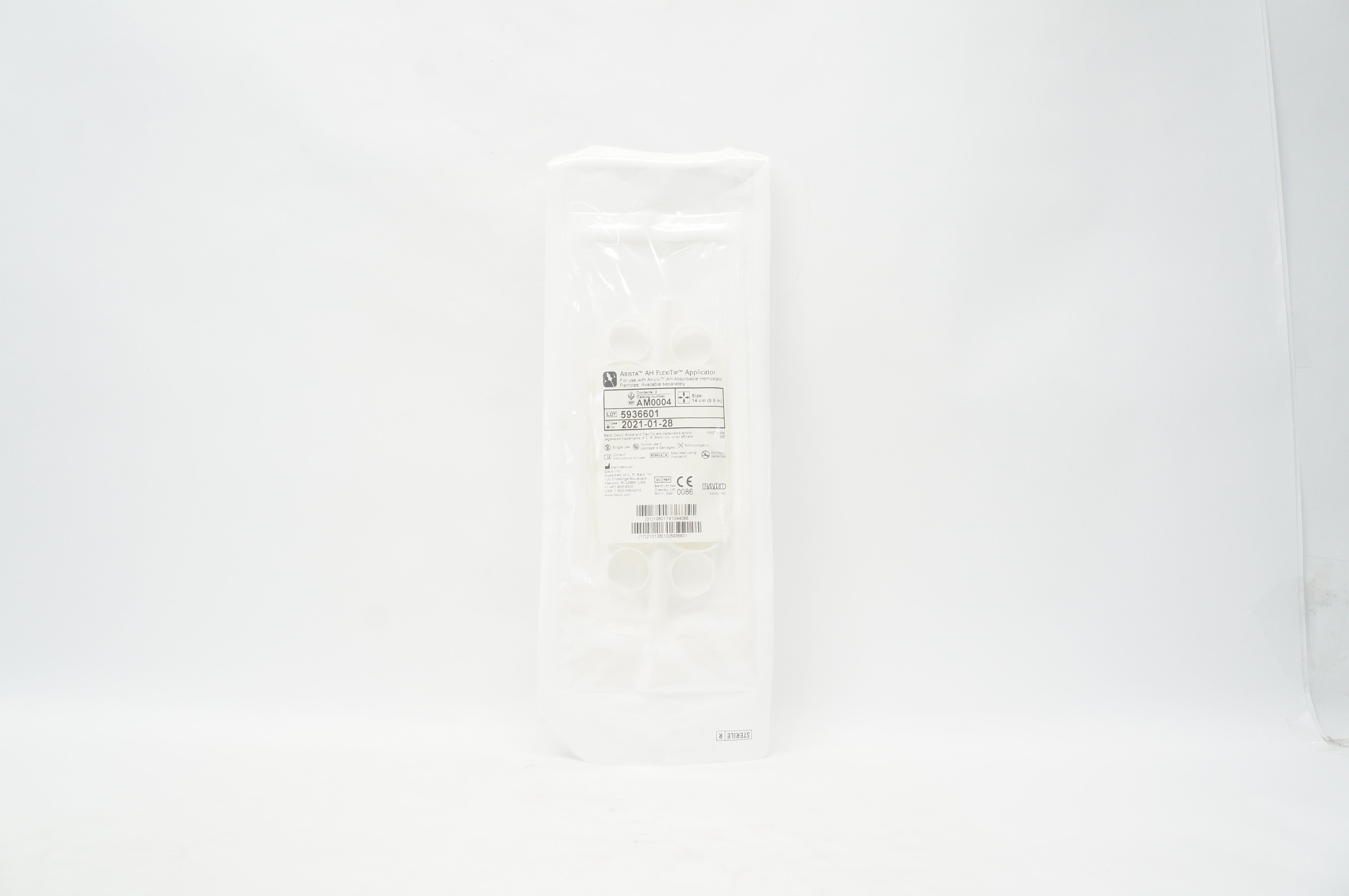 Bard AM0004 Davol Arista  AH FlexiITip  Applicator 5.5 inch (x) - Pack of 2