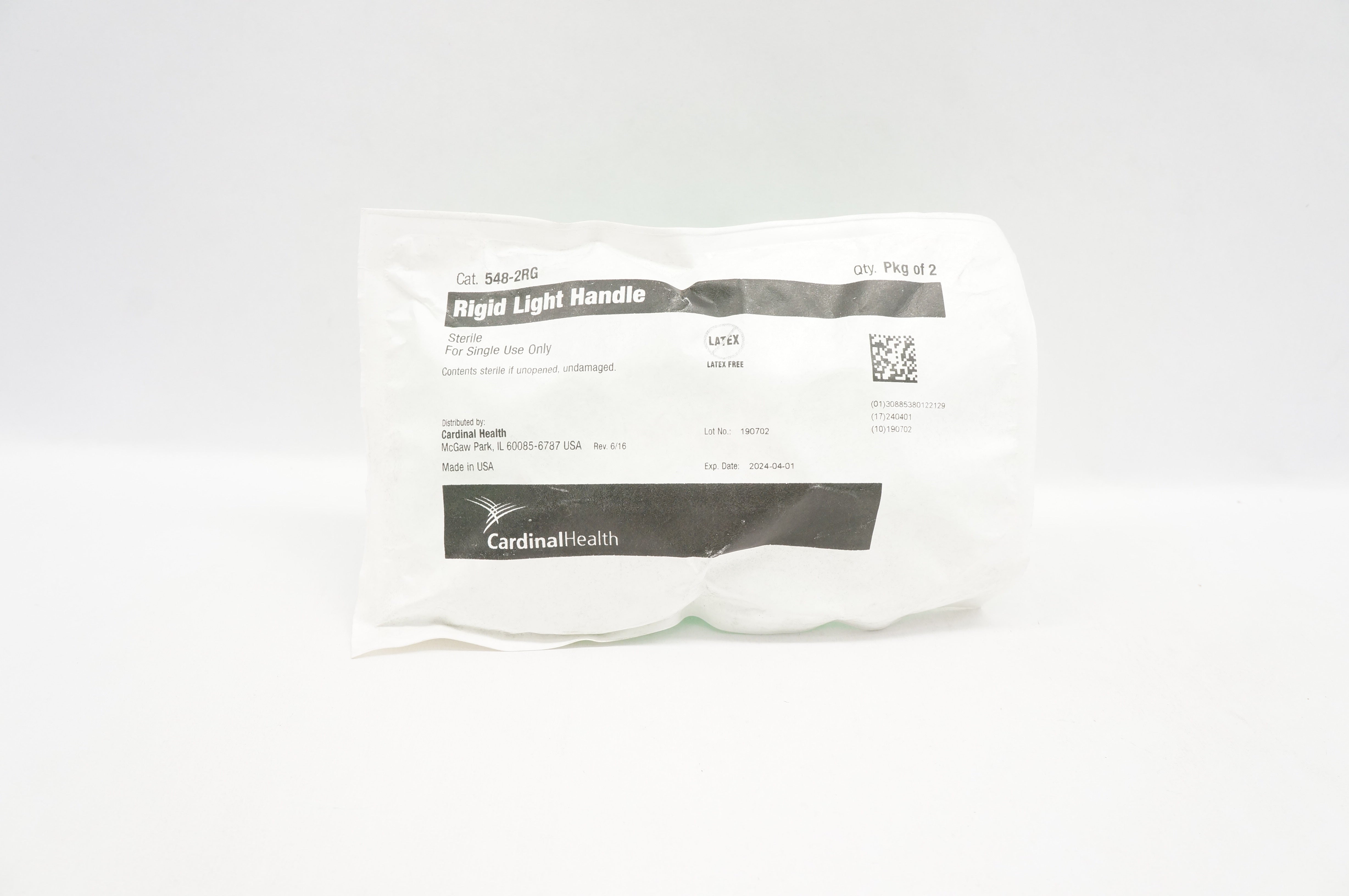 Cardinal Health 548-2RG Rigid Light Handle - Pack of 2