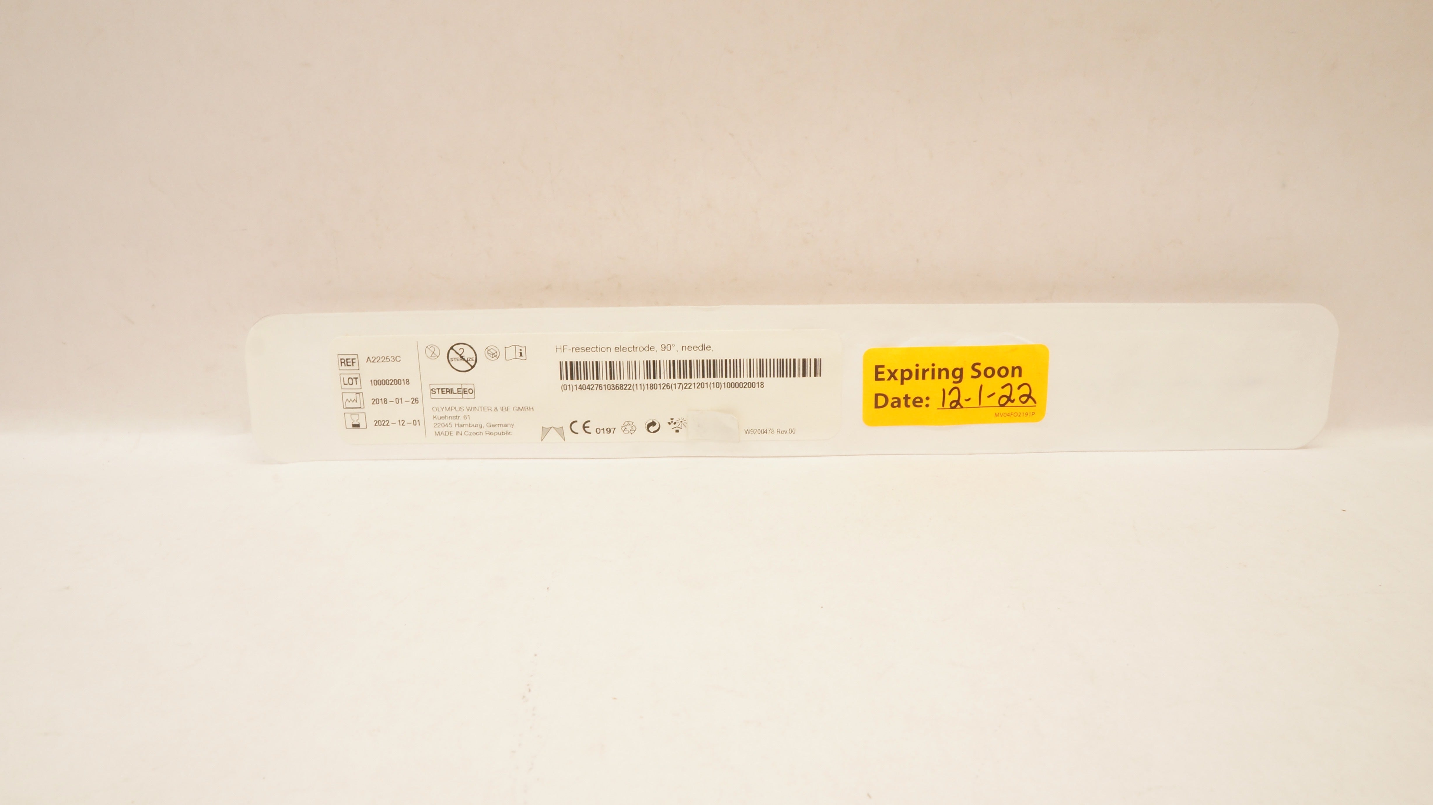 Olympus Winter A22253C HF-Resection Electrode, 90Degree Ndle (x)