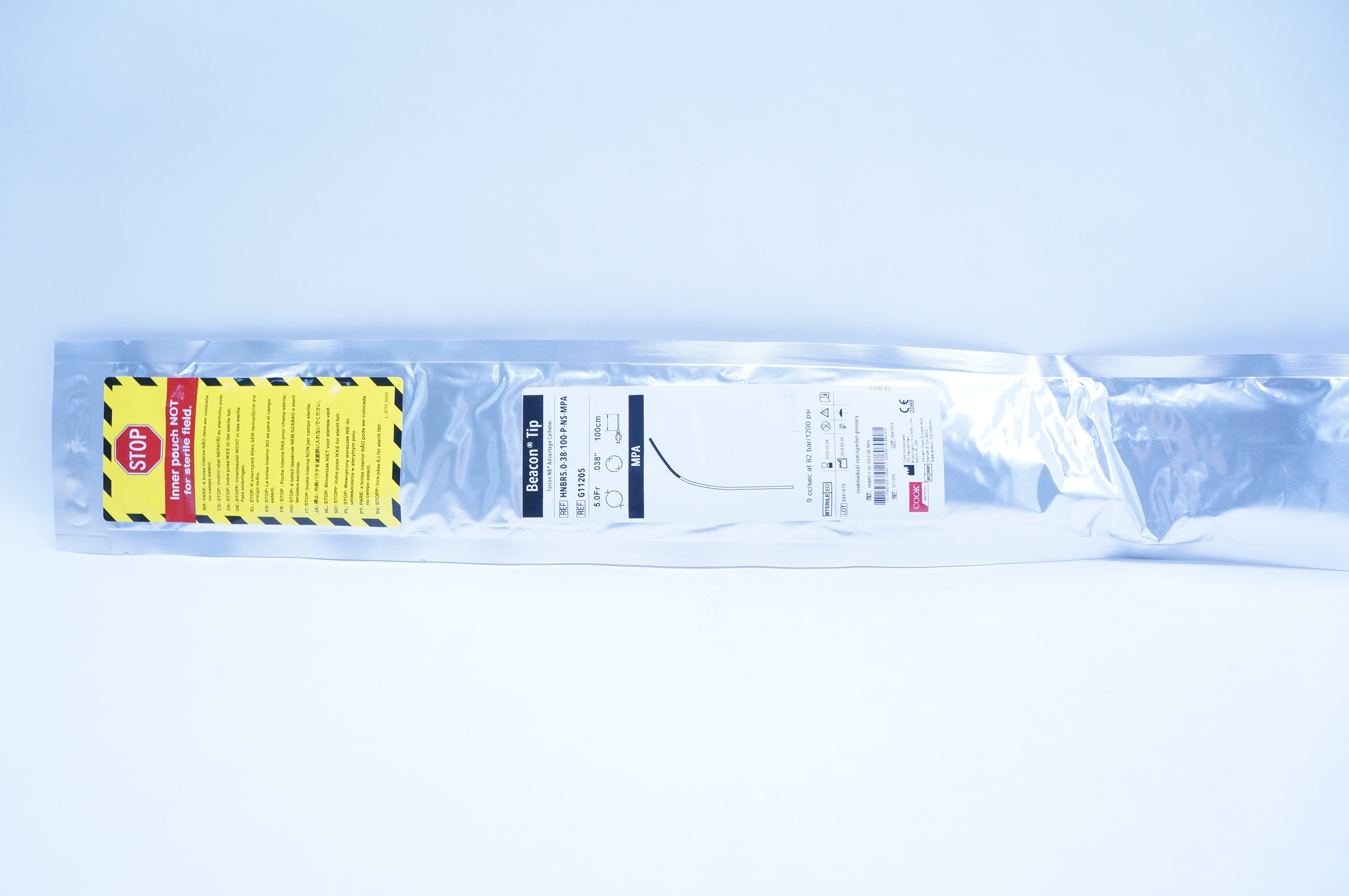 Cook Medical G11205 MPA Beacon Tip Advantage Cath. 5.0Fr. x .038inch x ...